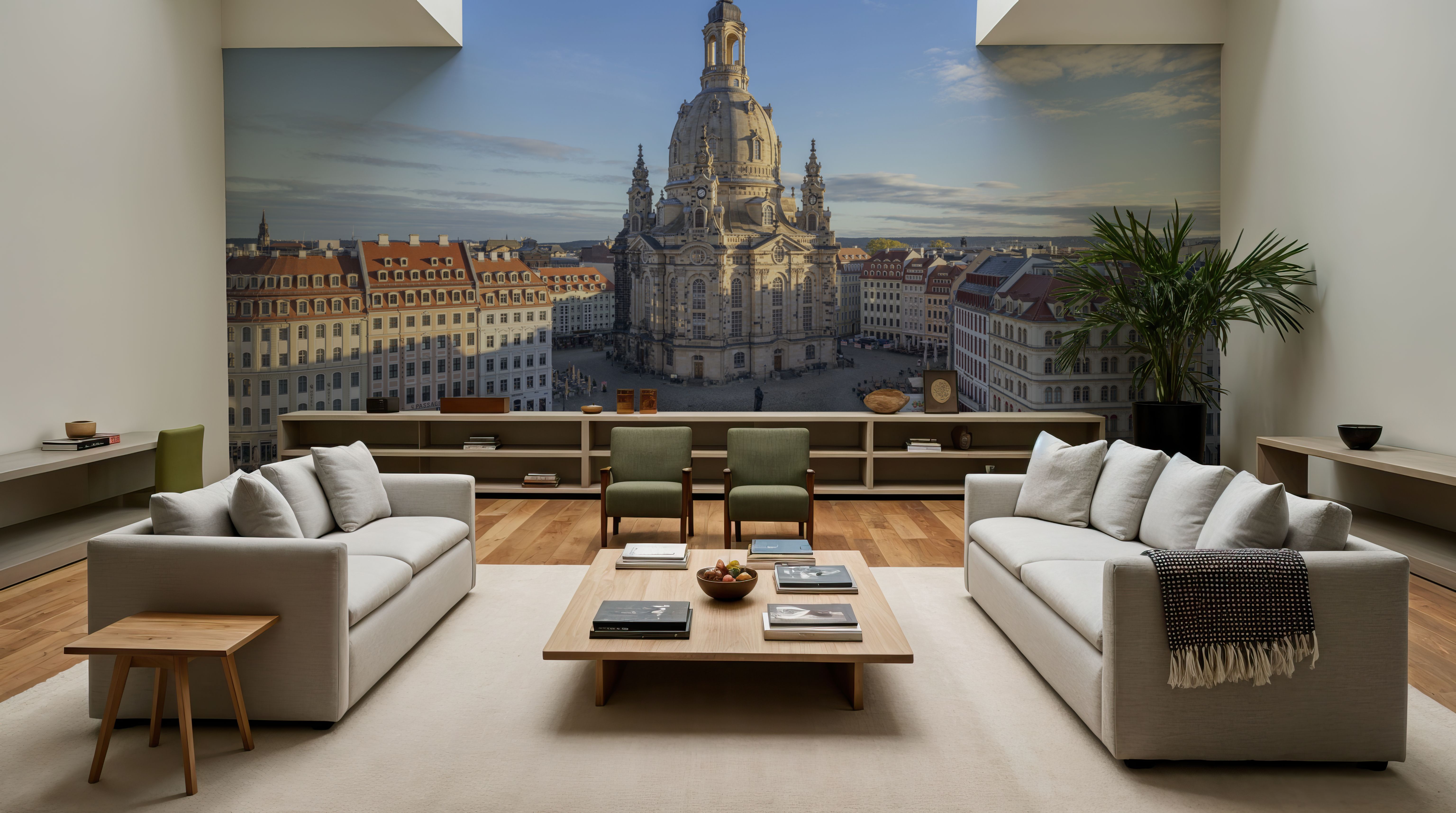 Cobbled Cathedral Plaza