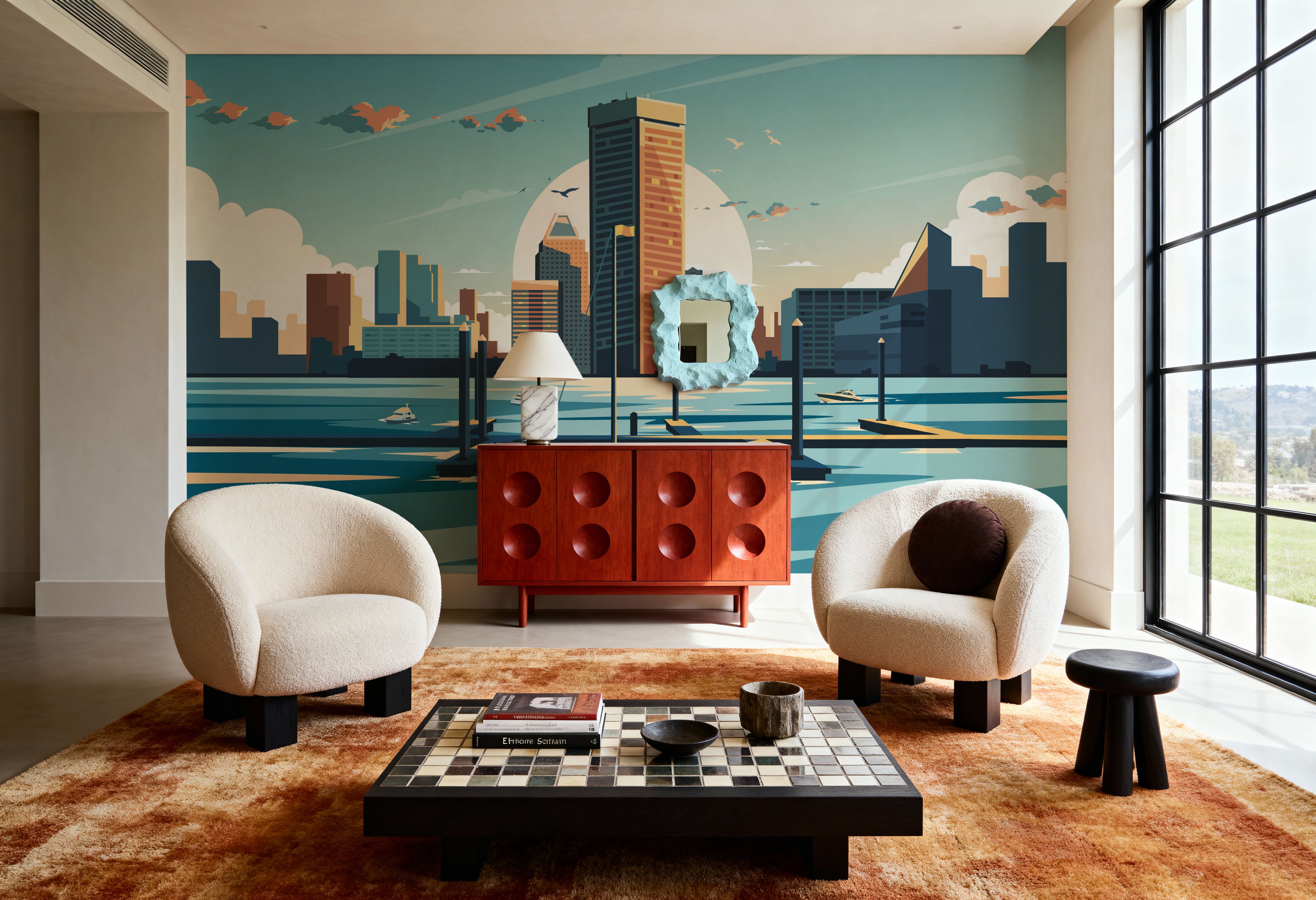 Travel Baltimore, Carte da parati