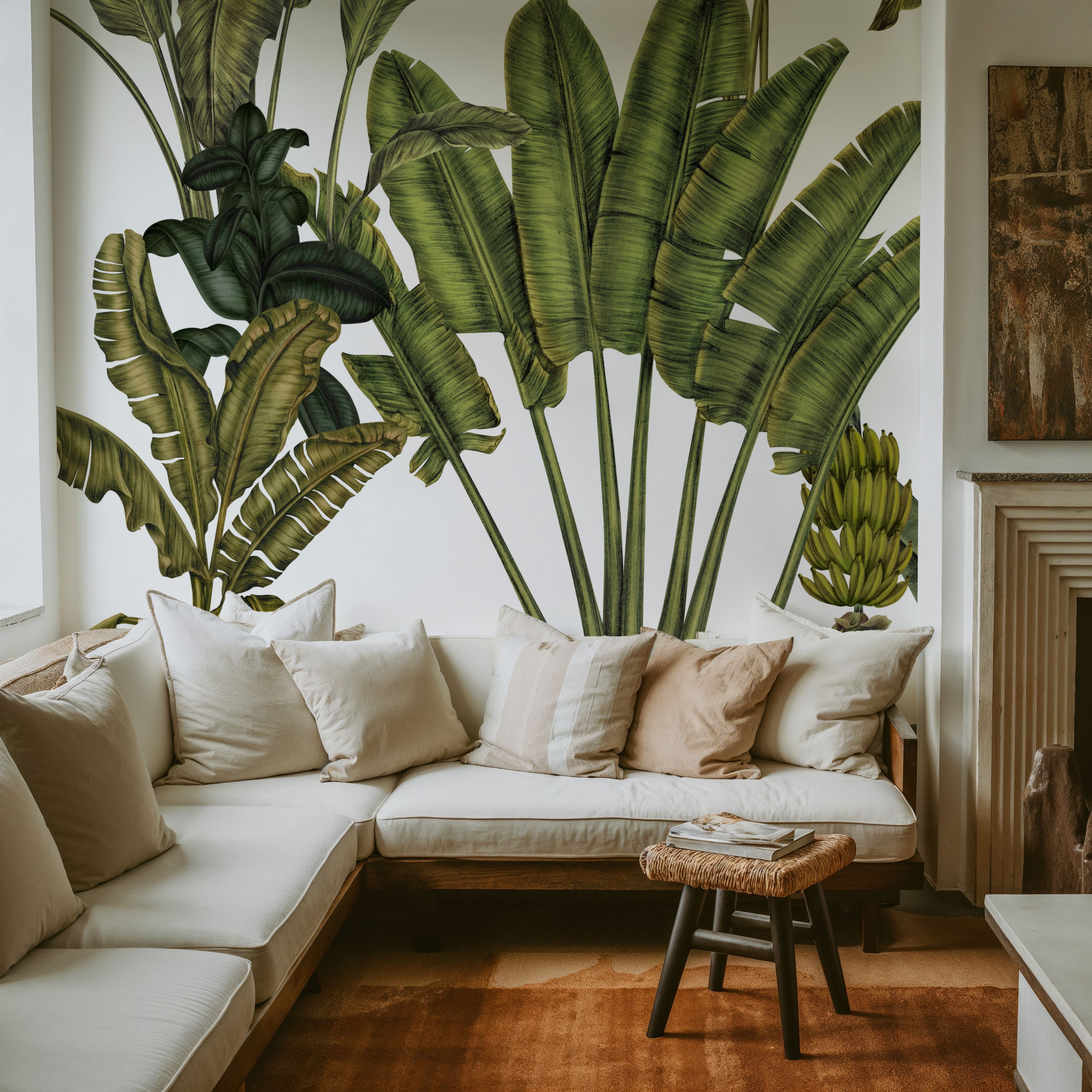 Banana Grove, White