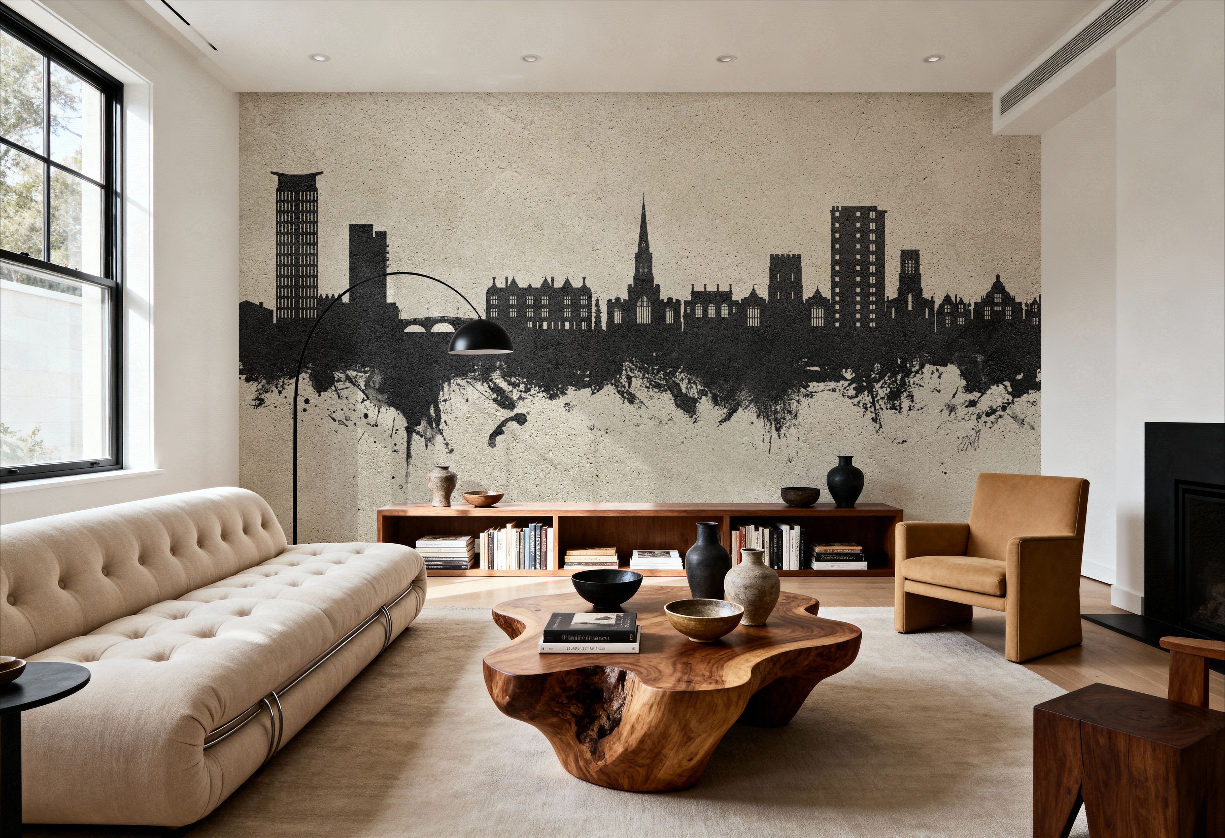 Bedford England Skyline Concrete, Wallpaper