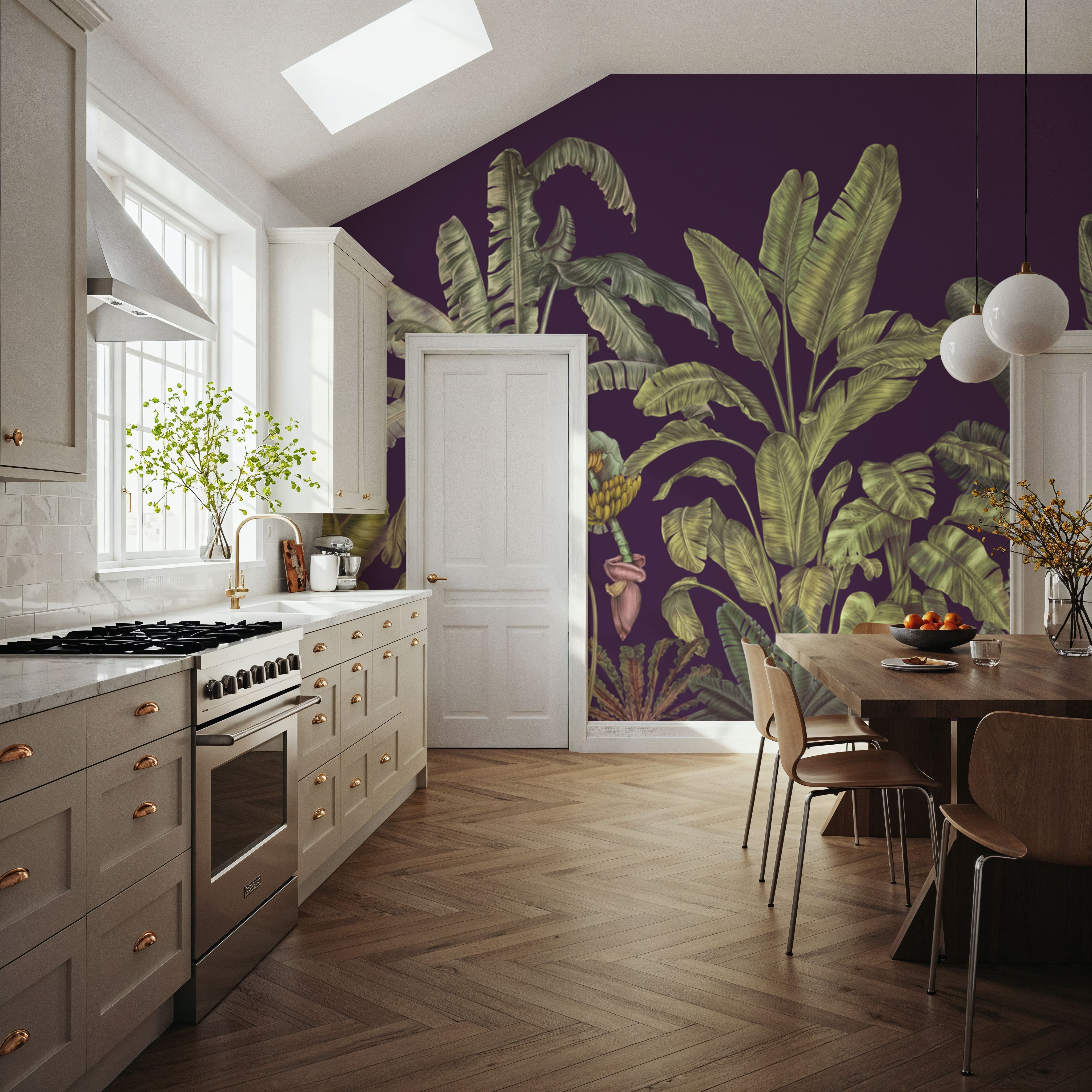 Madagascar Foliage, Plum