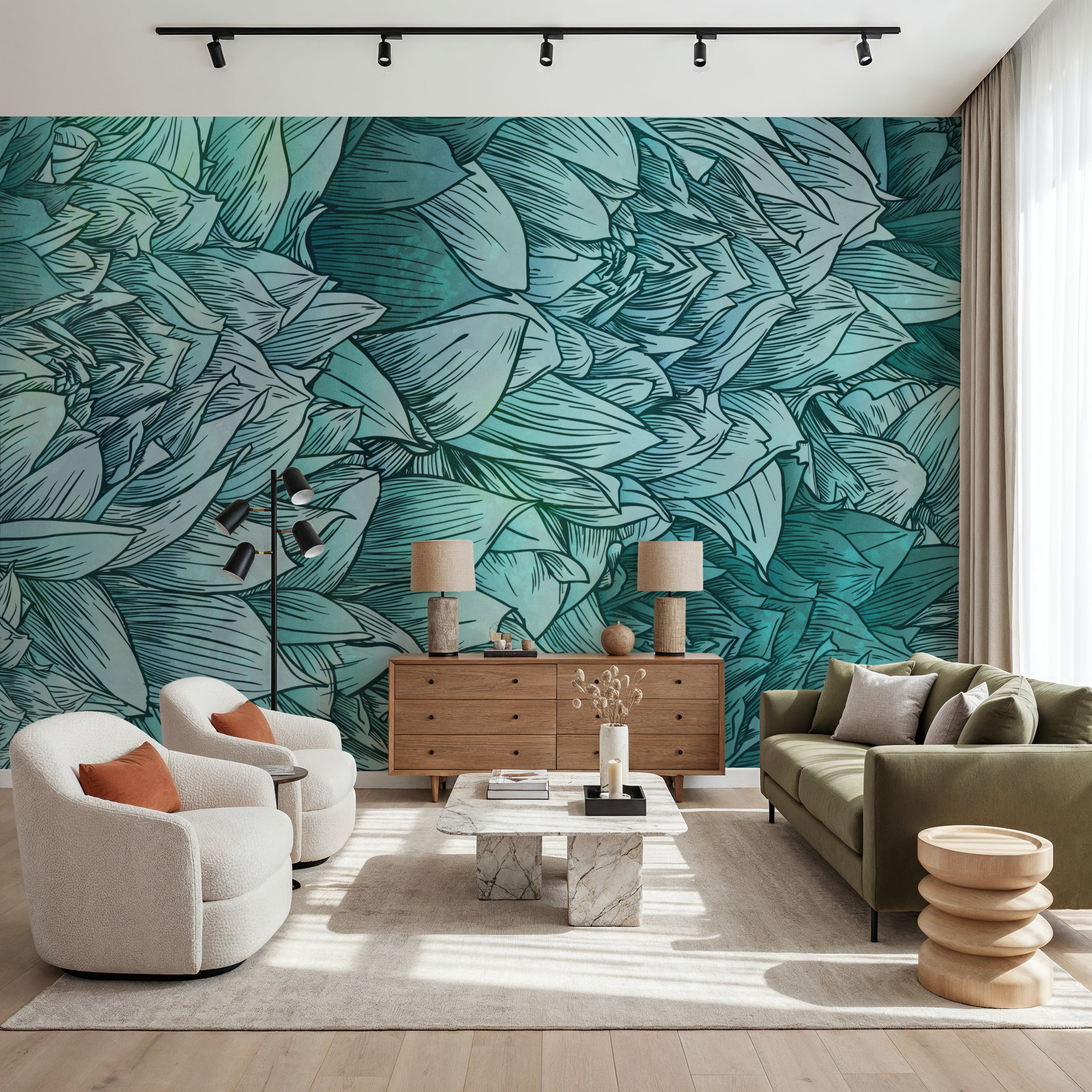 Chasing Dahlia Teal