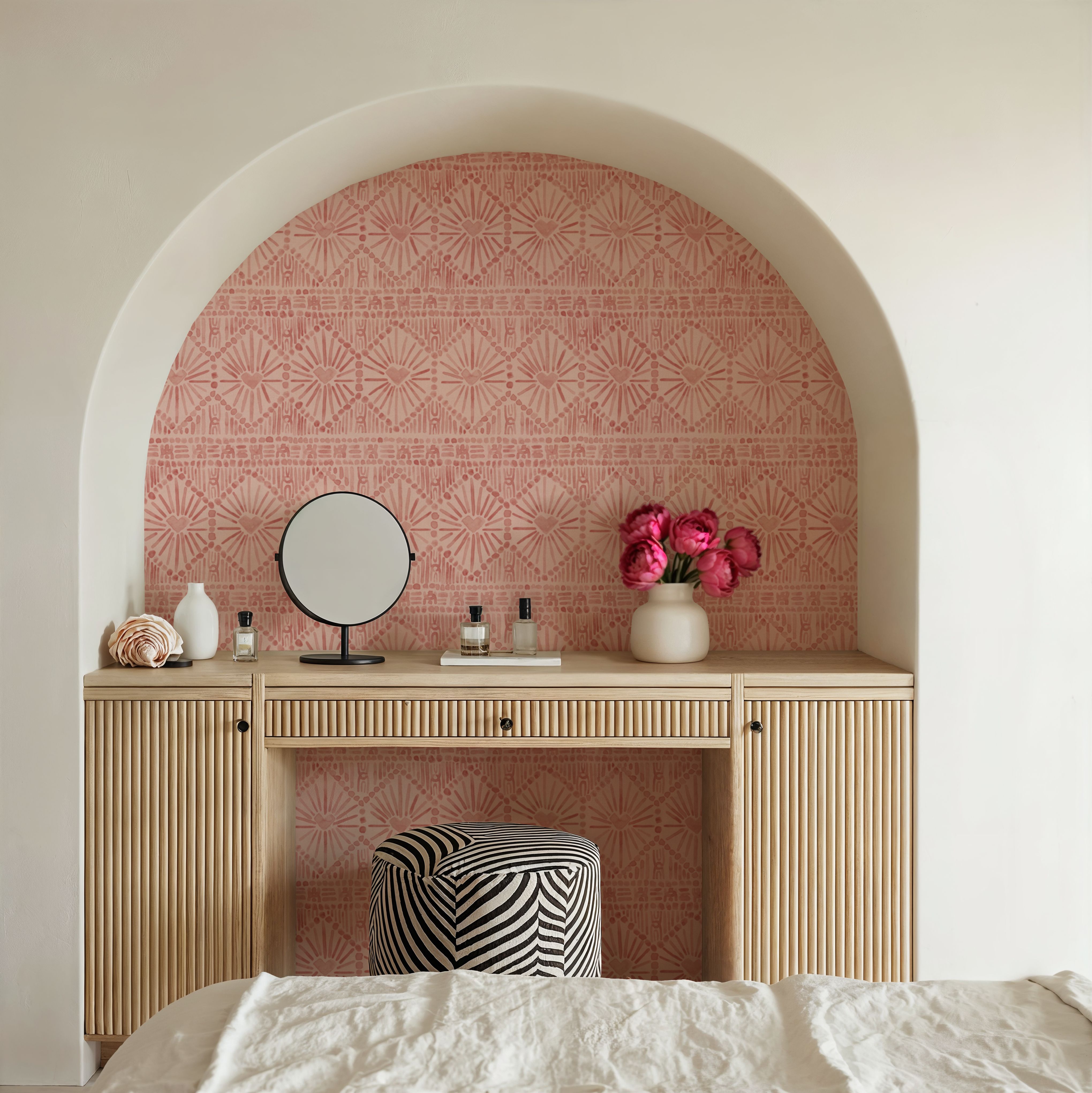 Paradise Fountain Red on Red