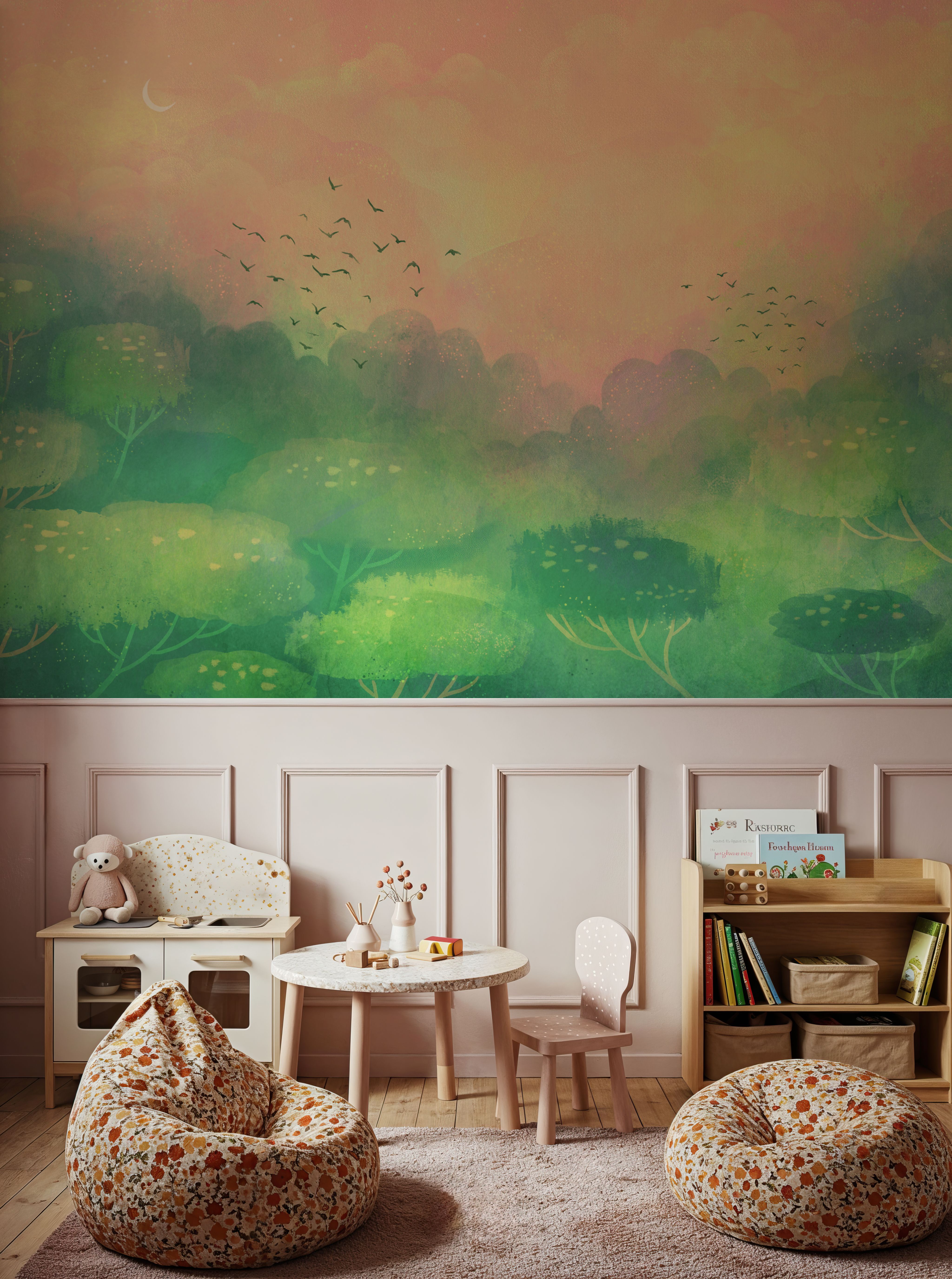 Dreamy Landscape, Peach