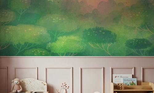 Dreamy Landscape, Peach