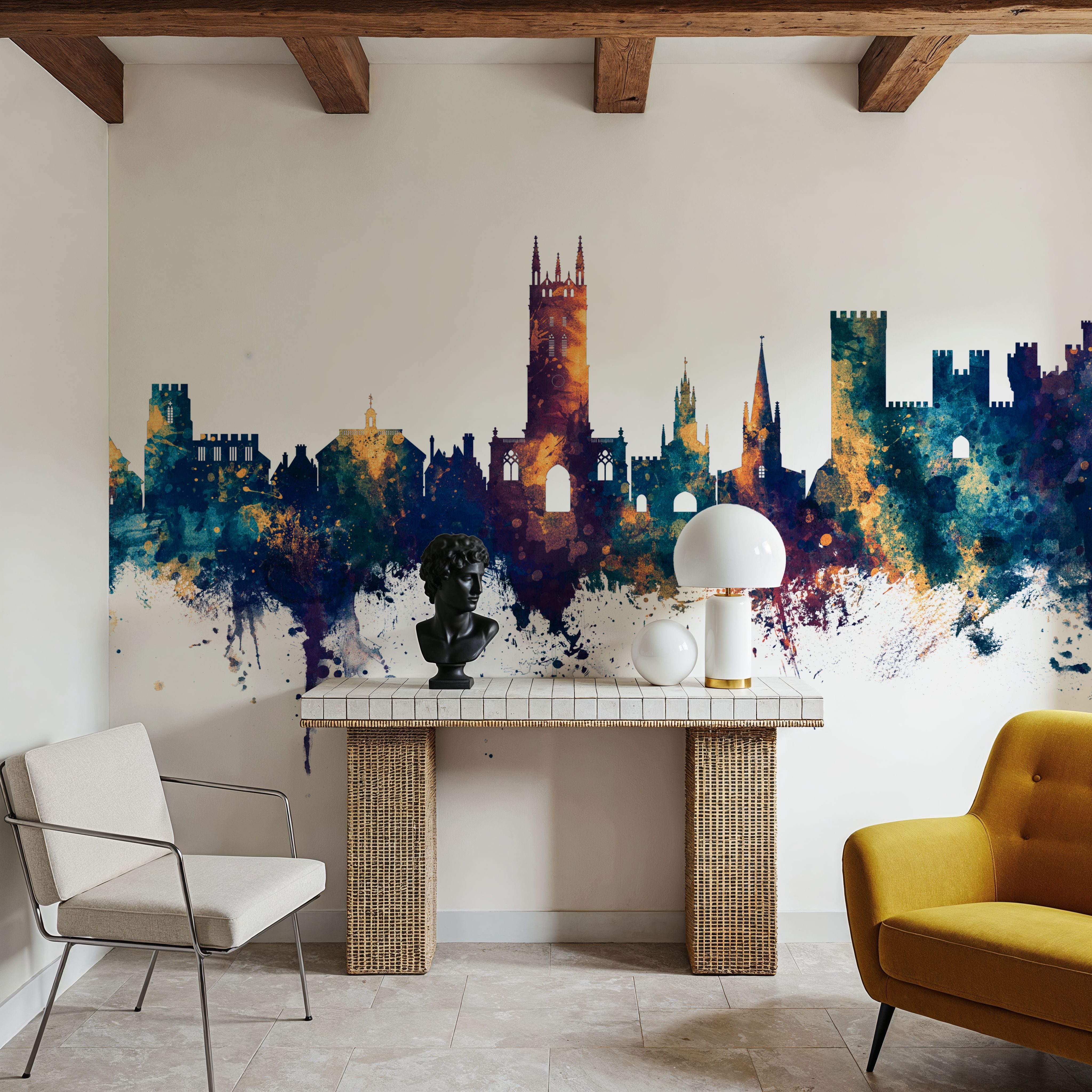 Warwick England Skyline Blue & Bronze