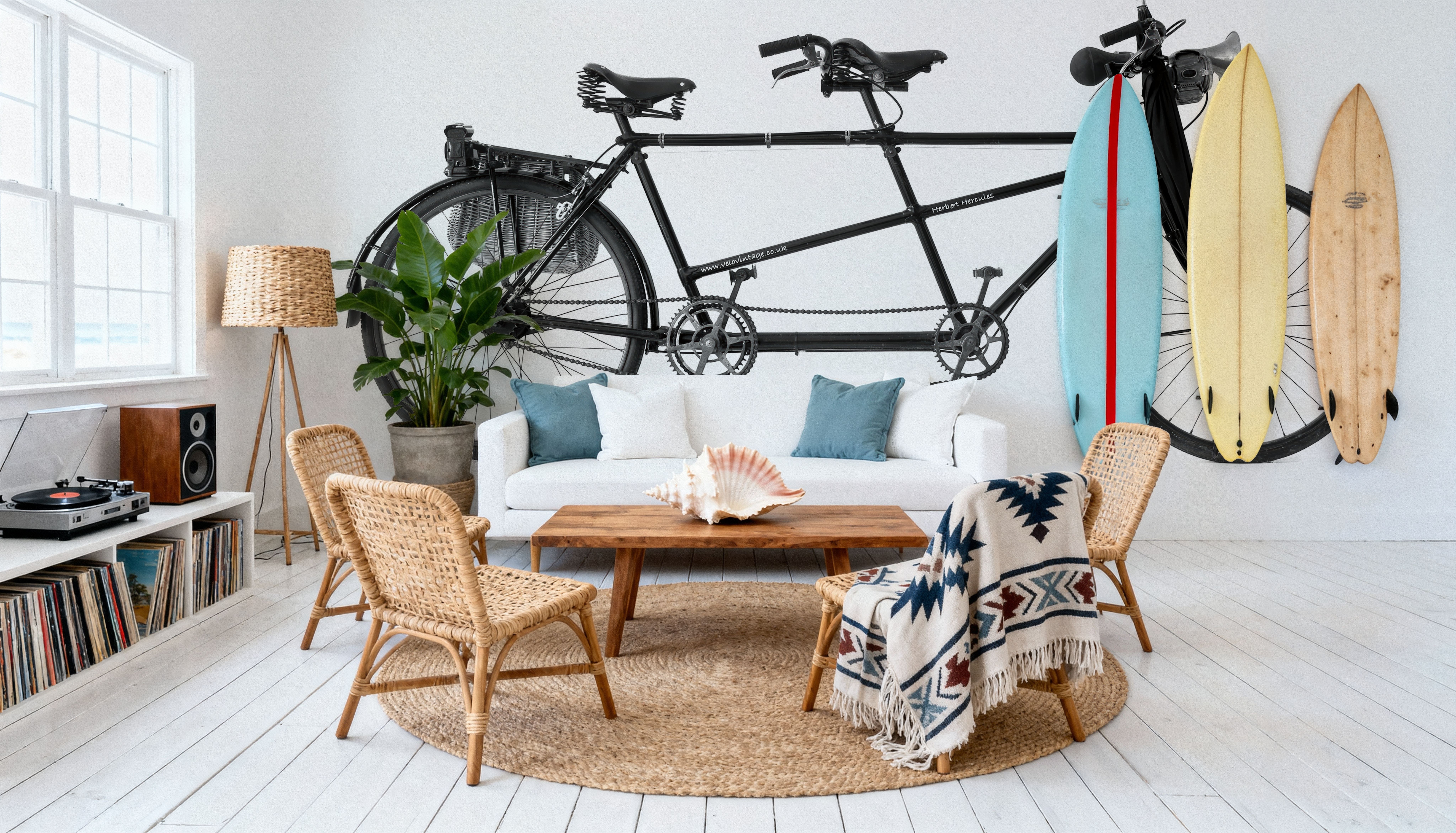 Tandem Bike, Wallpaper