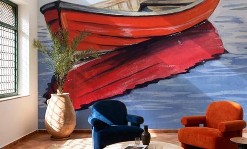 Fishing Boat on Still Water
