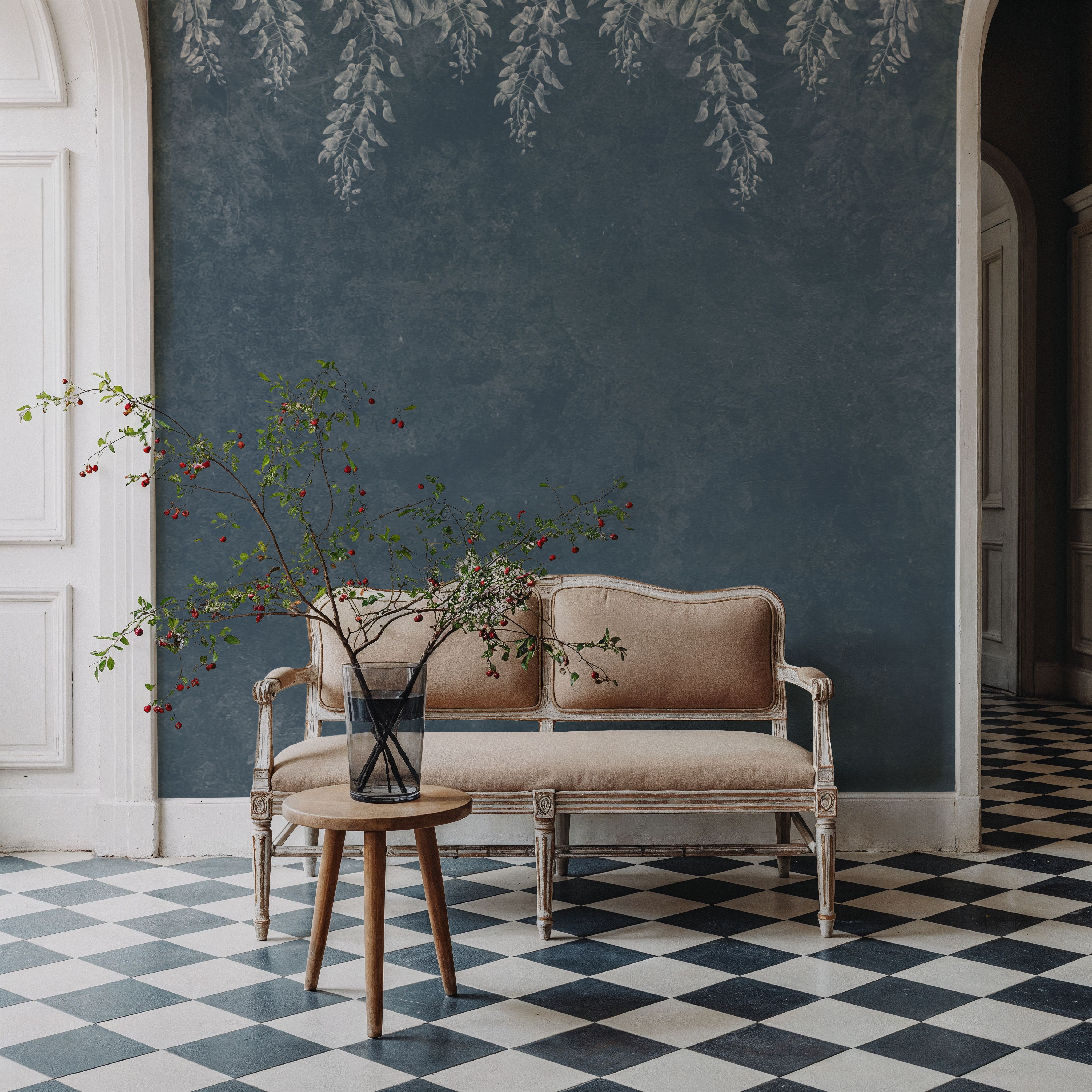 Welcome to our Theatre, Dusty Prussian Blue