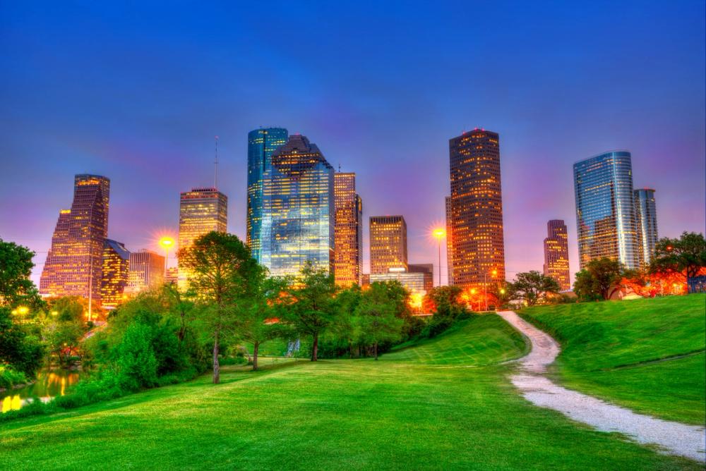 Lush Houston Sunset