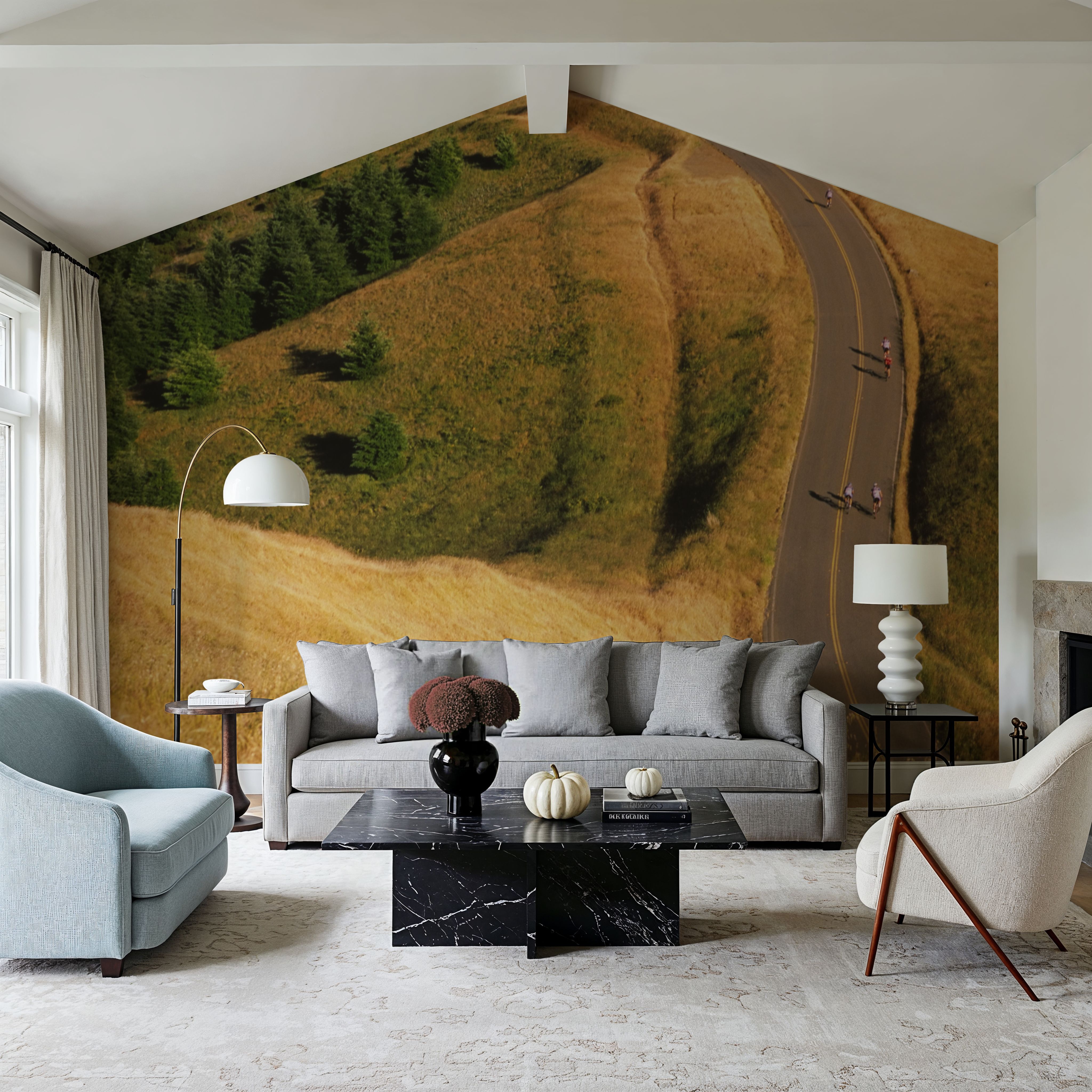 Cycling Through Golden Hills