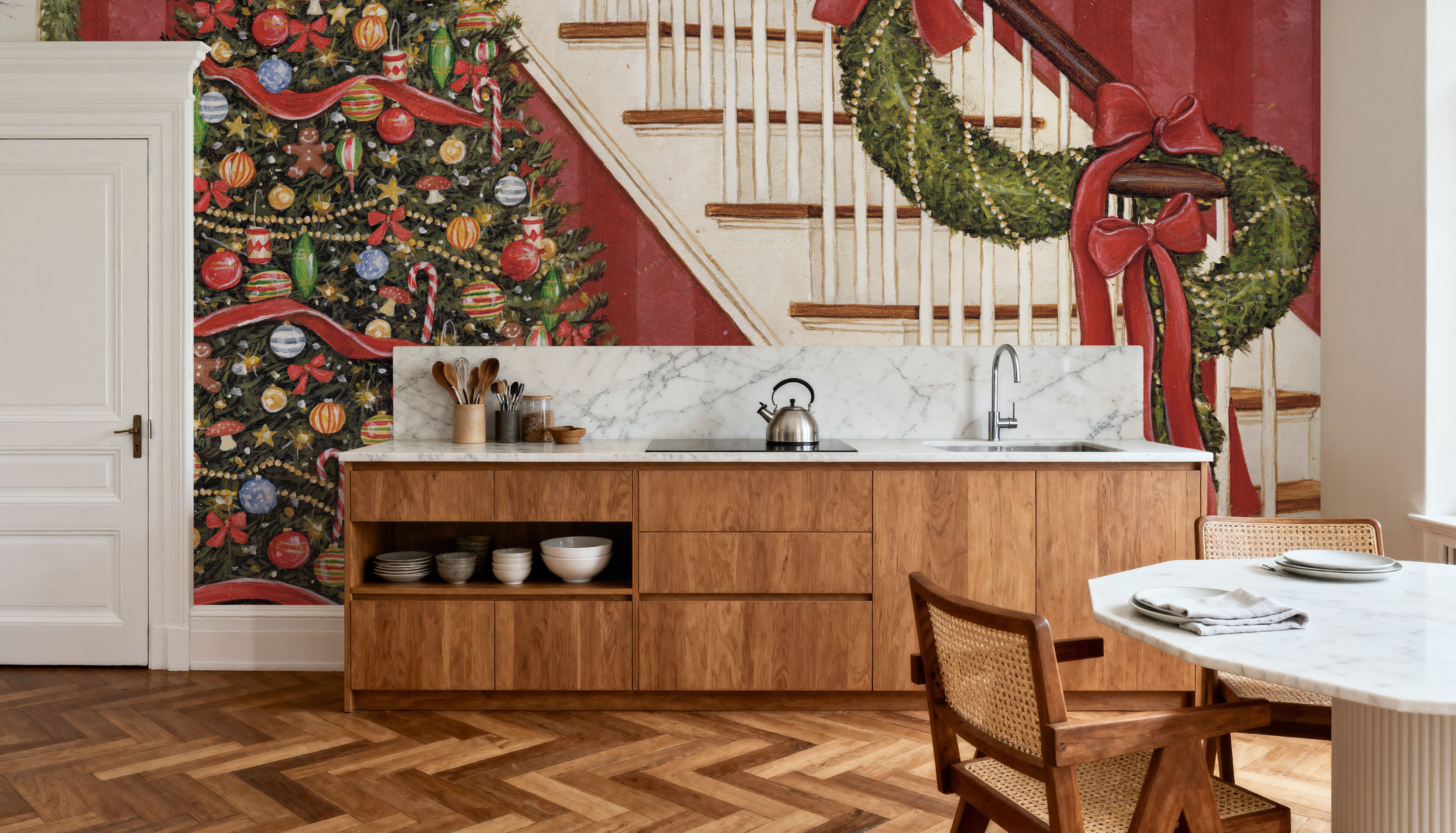 Home for the Holidays IV, Wallpaper