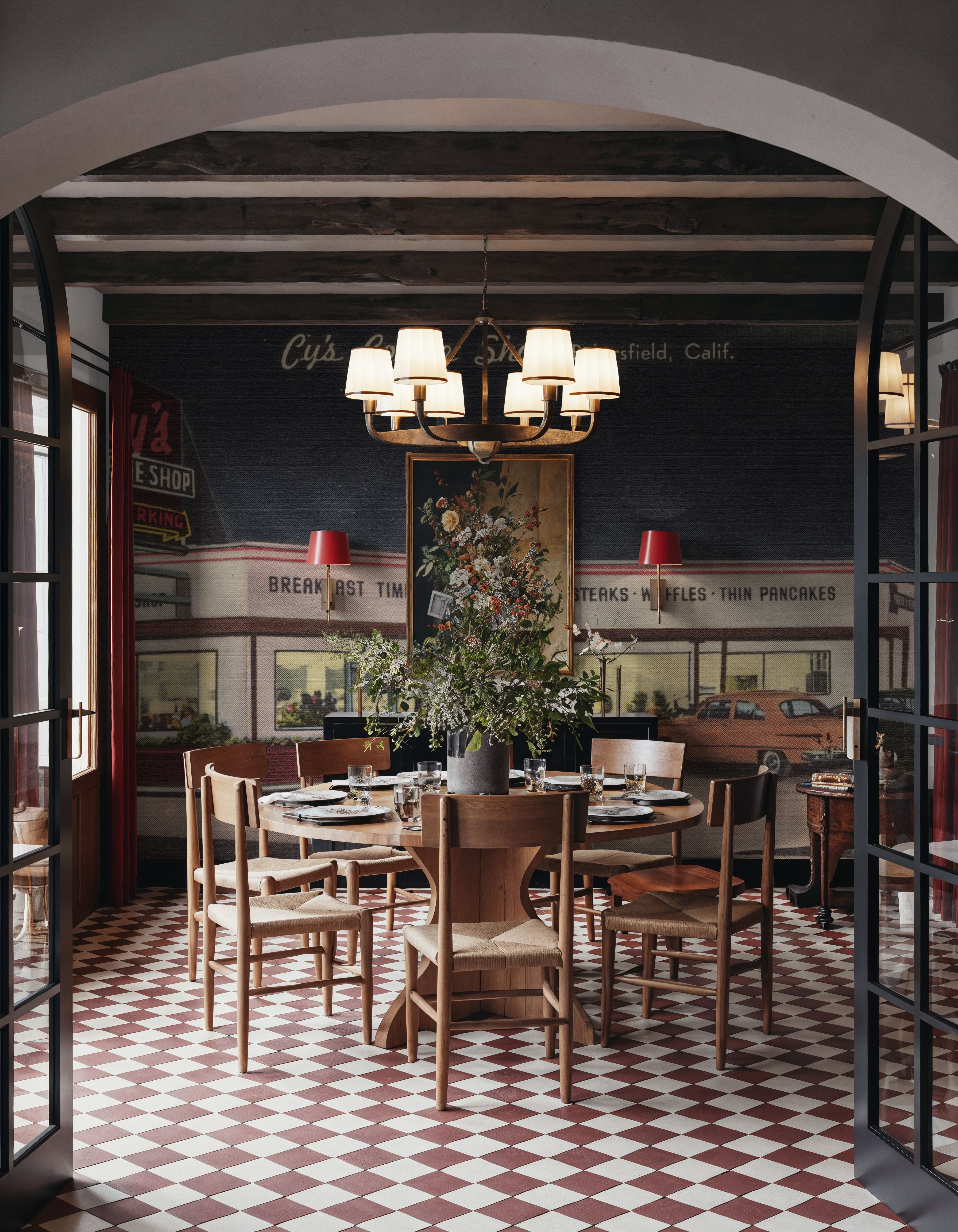 Greetings from the Coffee Shop - Screenprint Postcard