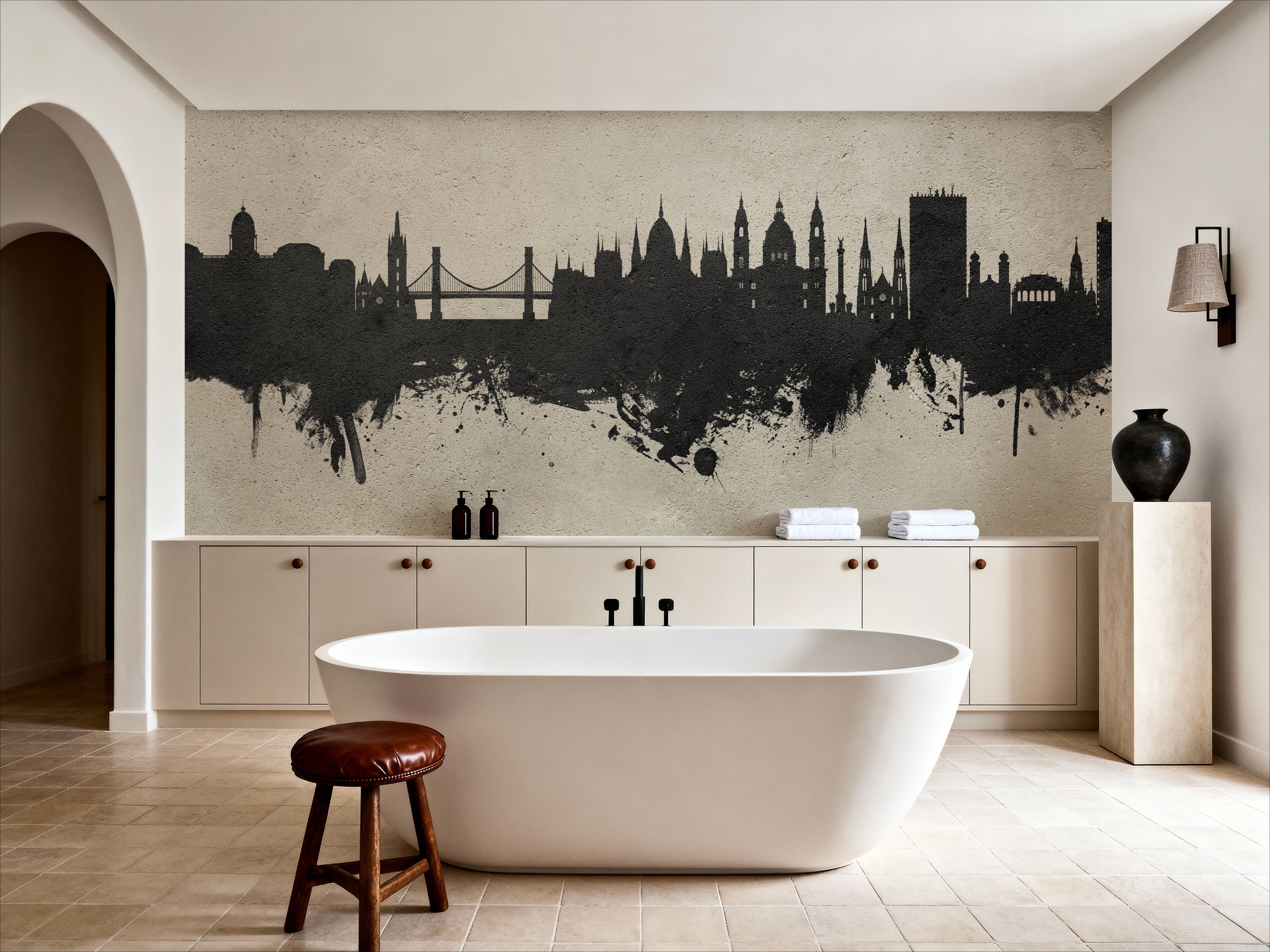 Budapest Skyline Concrete