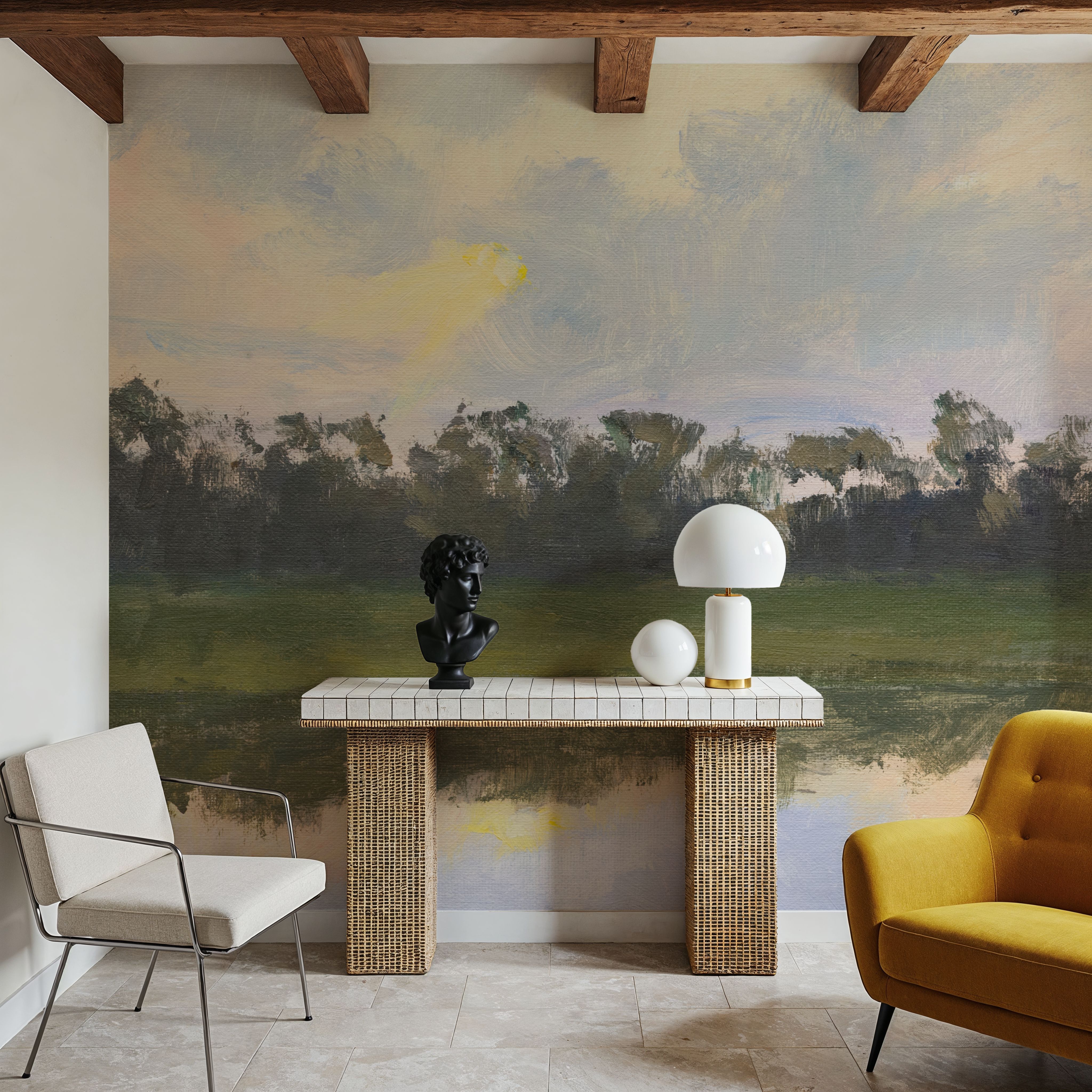 Sun and Clouds Reflecting