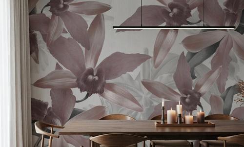 Big Orchids Sepia Light