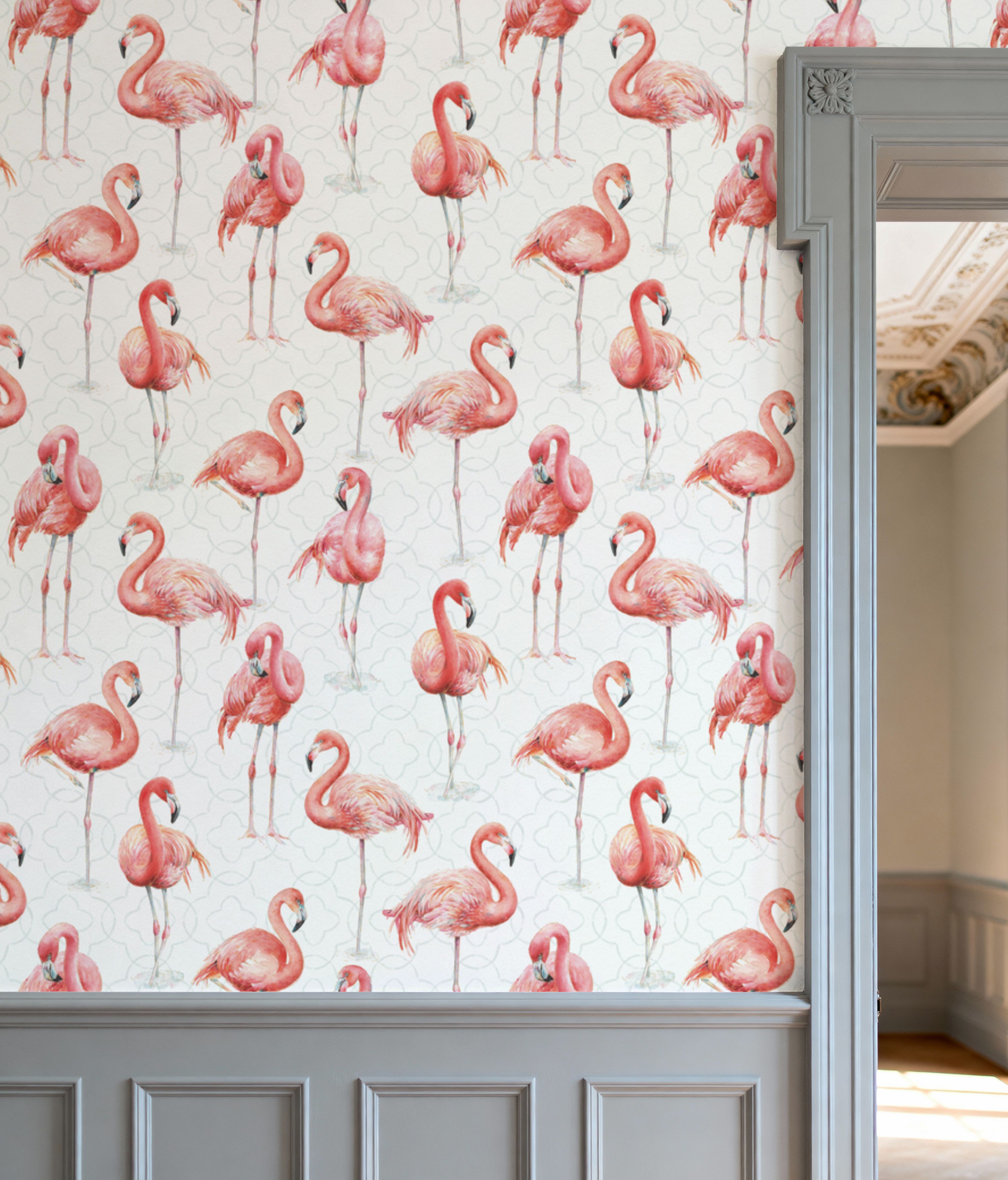 Flamingo Goals White