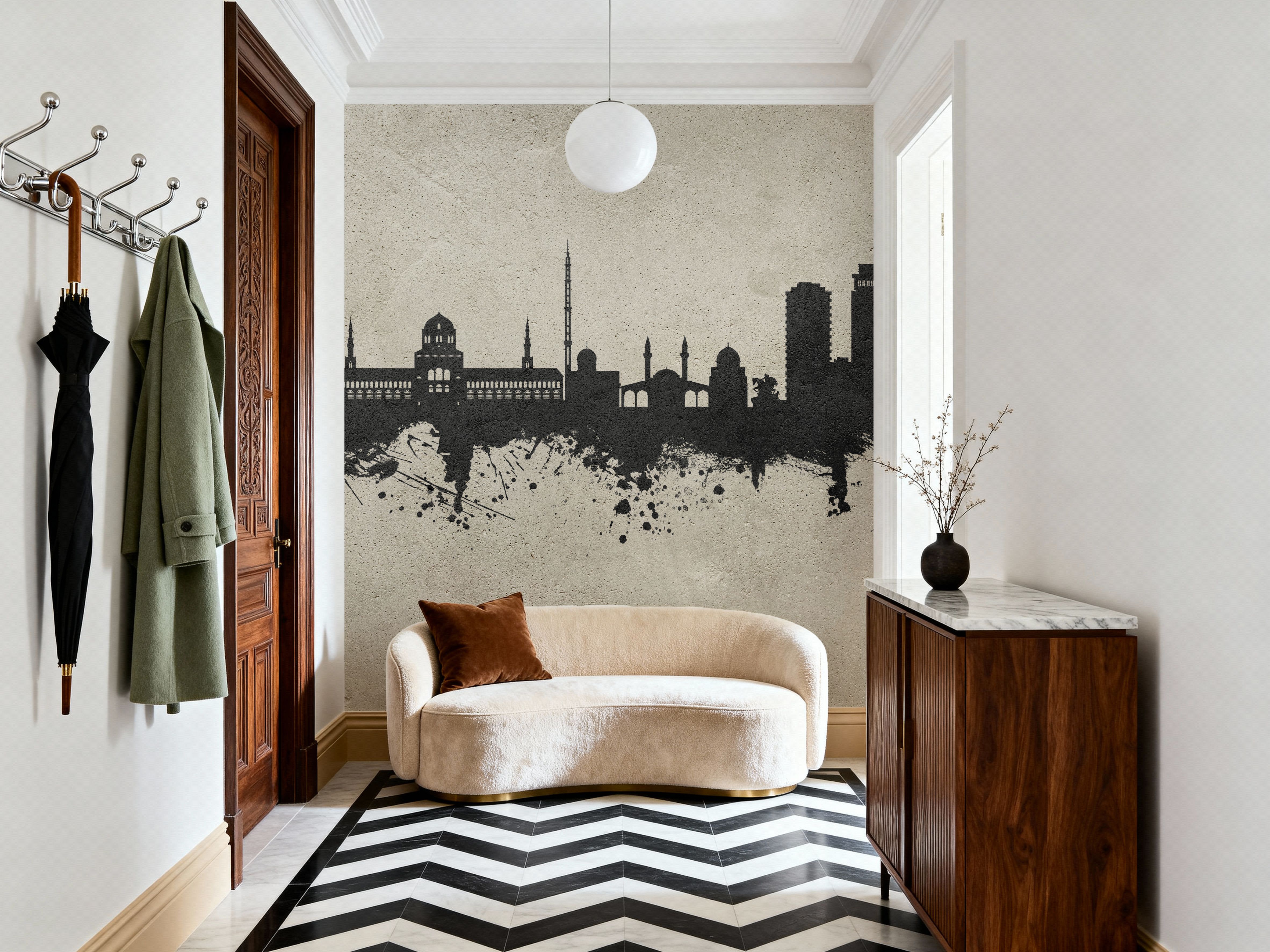 Damascus Syria Skyline Concrete