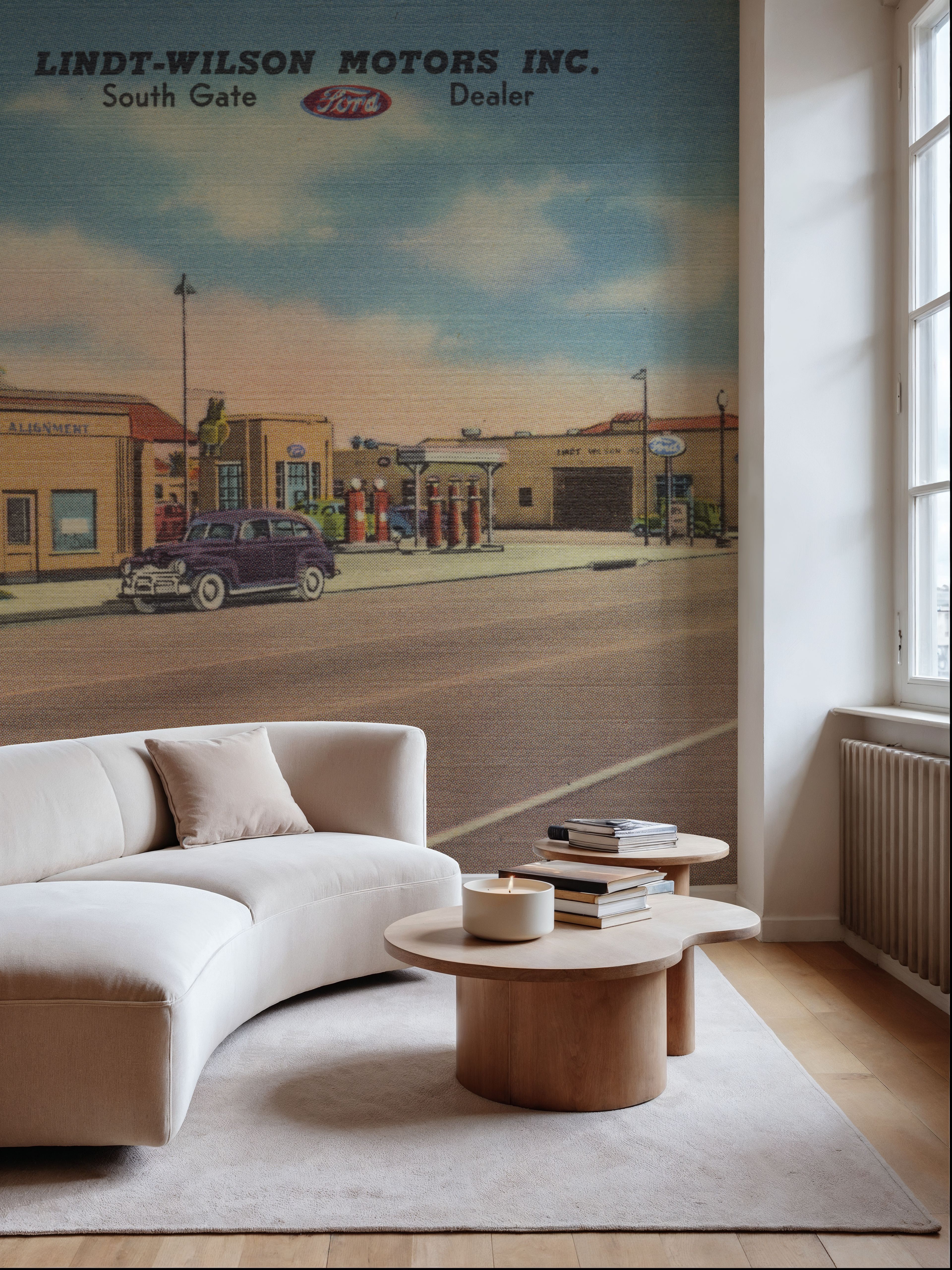 Greetings from the Dealership - Screenprint Postcard