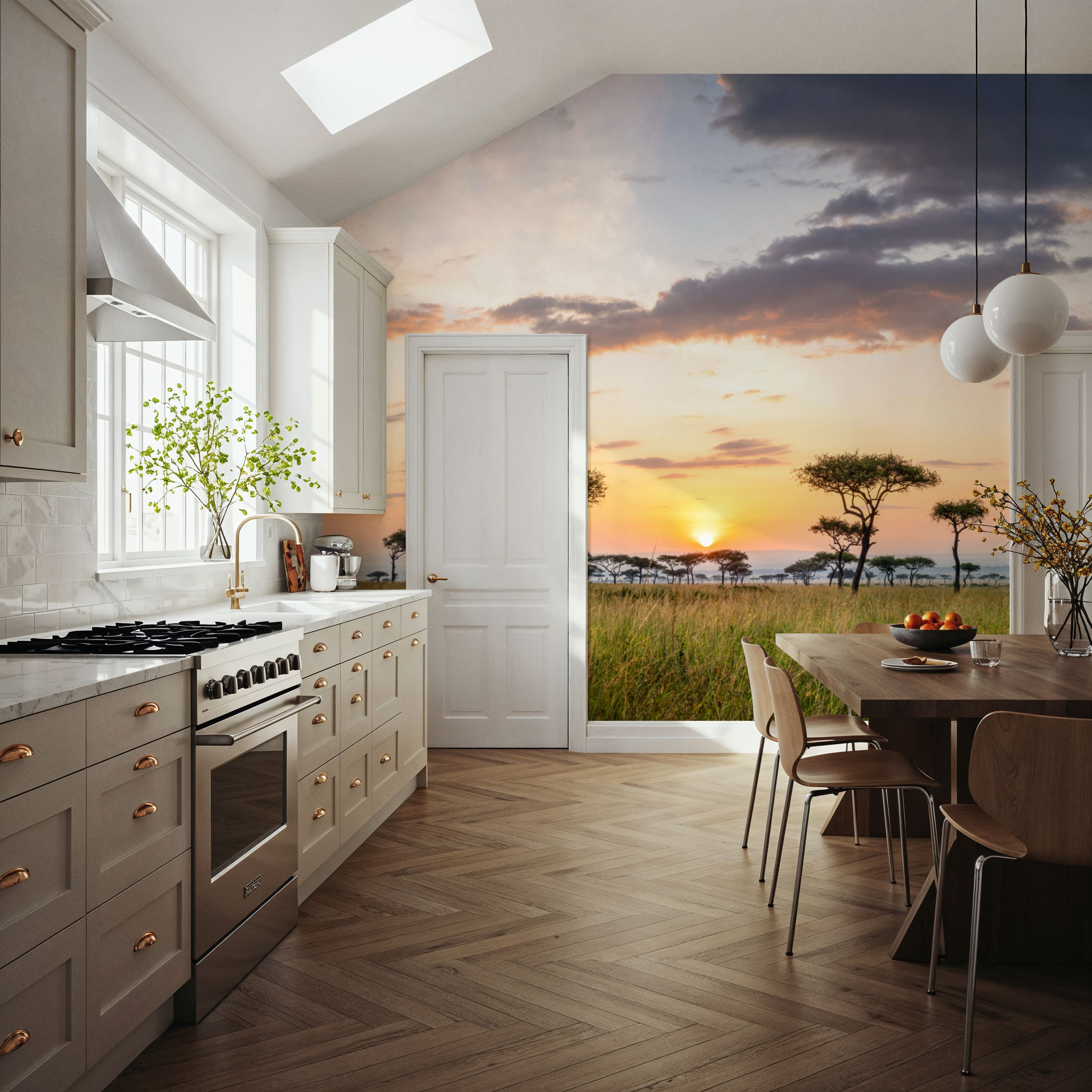 Acacia Trees Sunrise