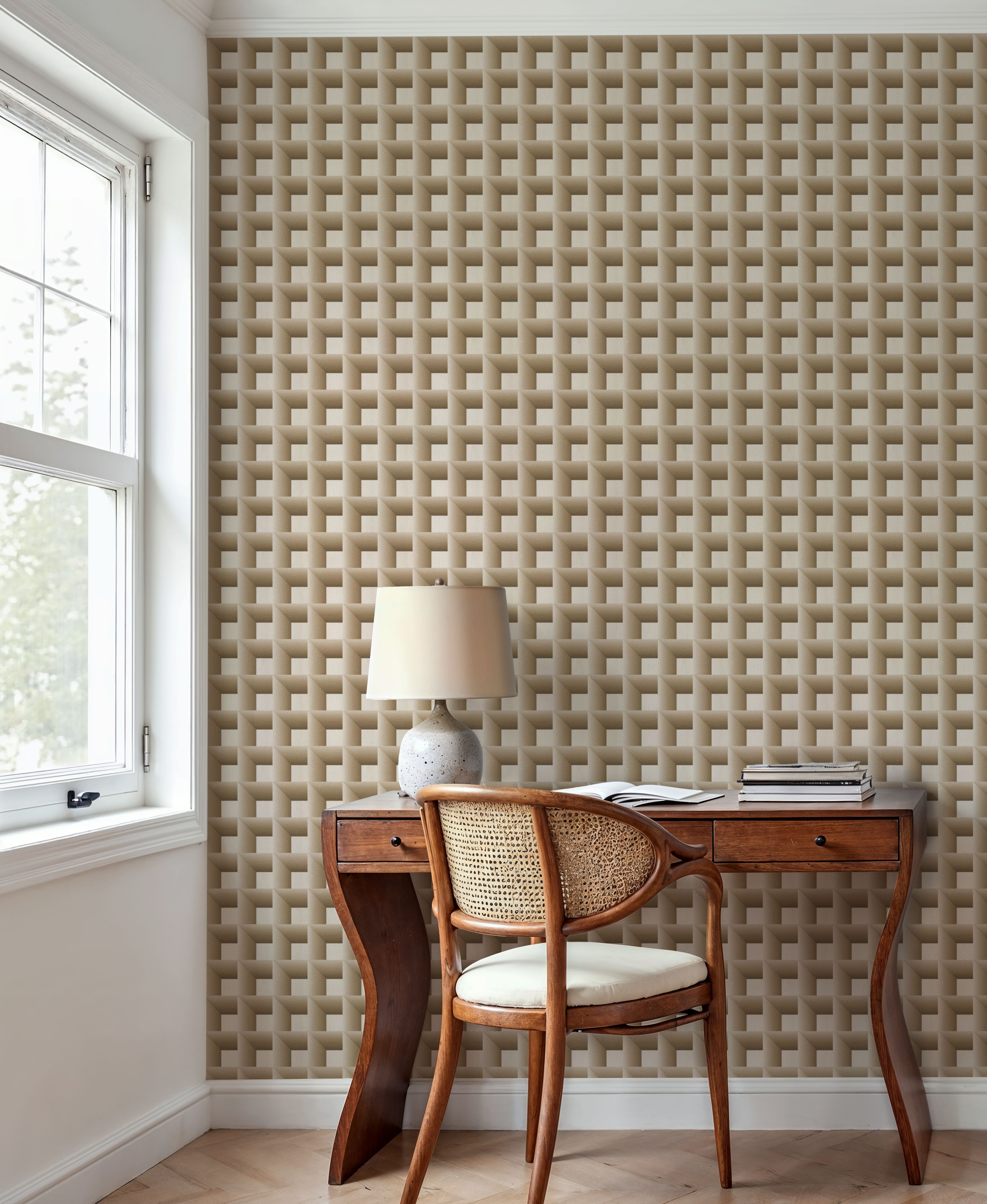 Decorative Cubes, Beige