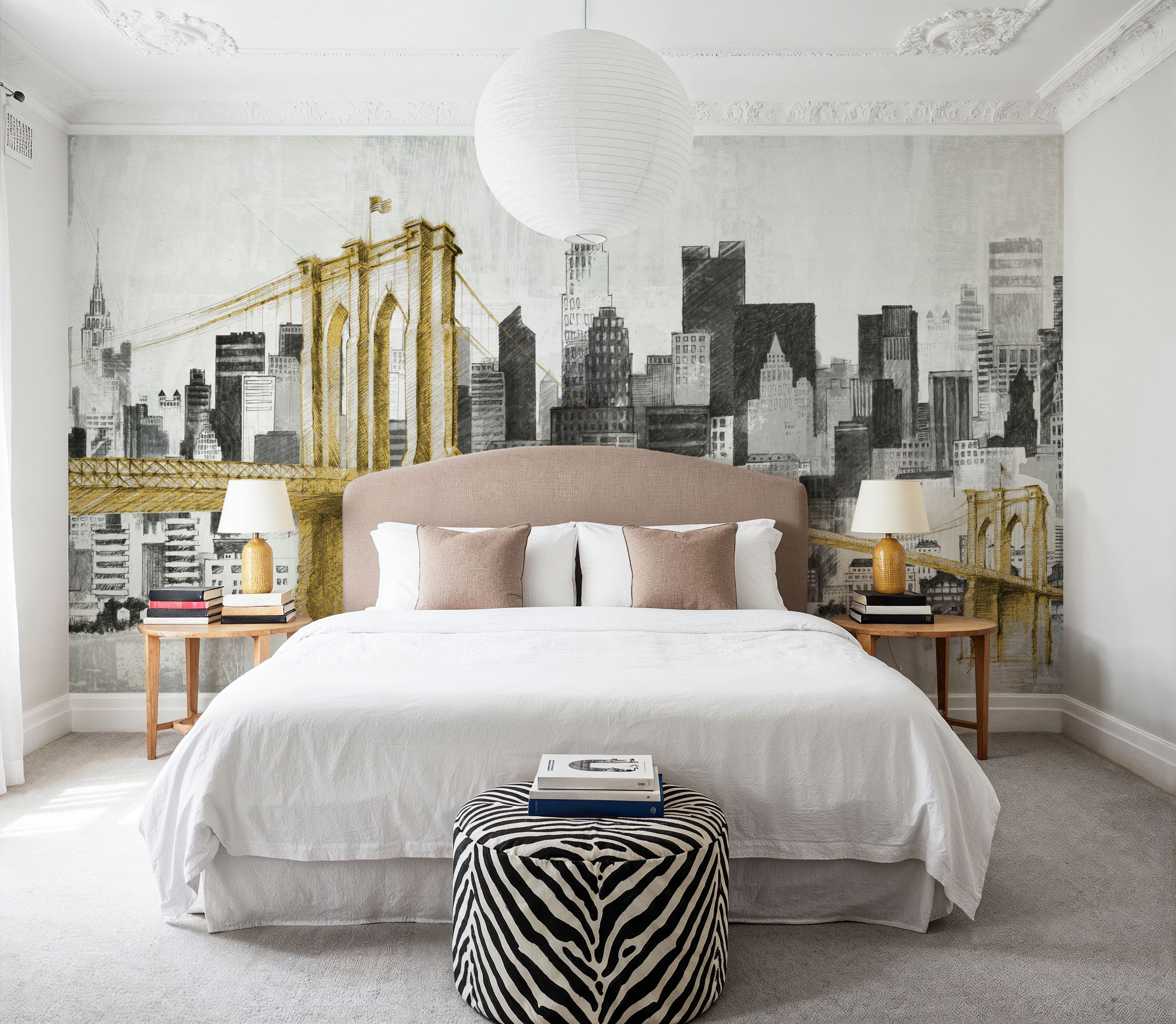 New York Skyline I Yellow Bridge no Words, Wallpaper