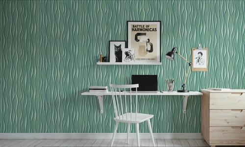 Swaying Lines, Ocean Green
