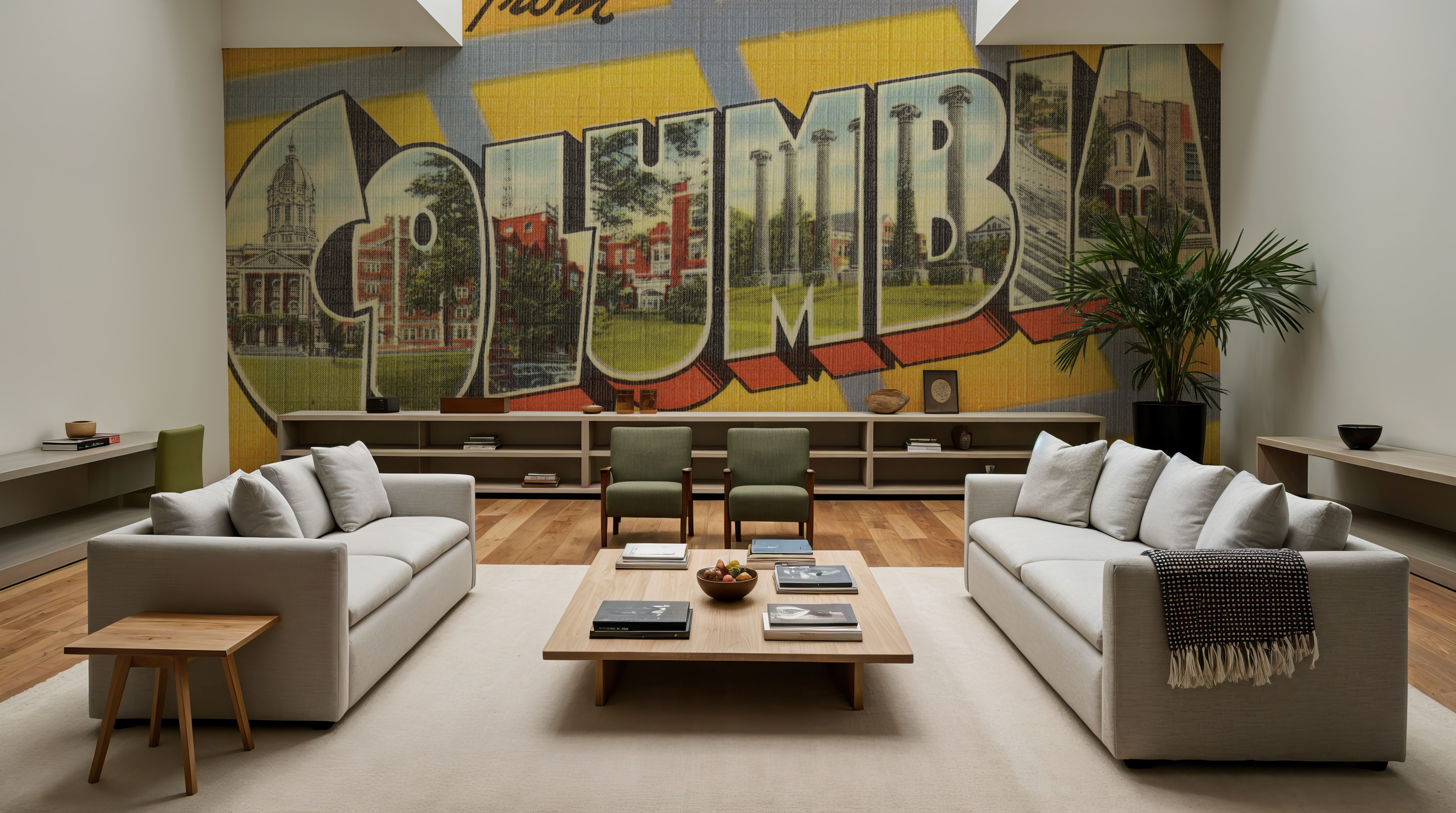 Greetings from Columbia - Screenprint Postcard