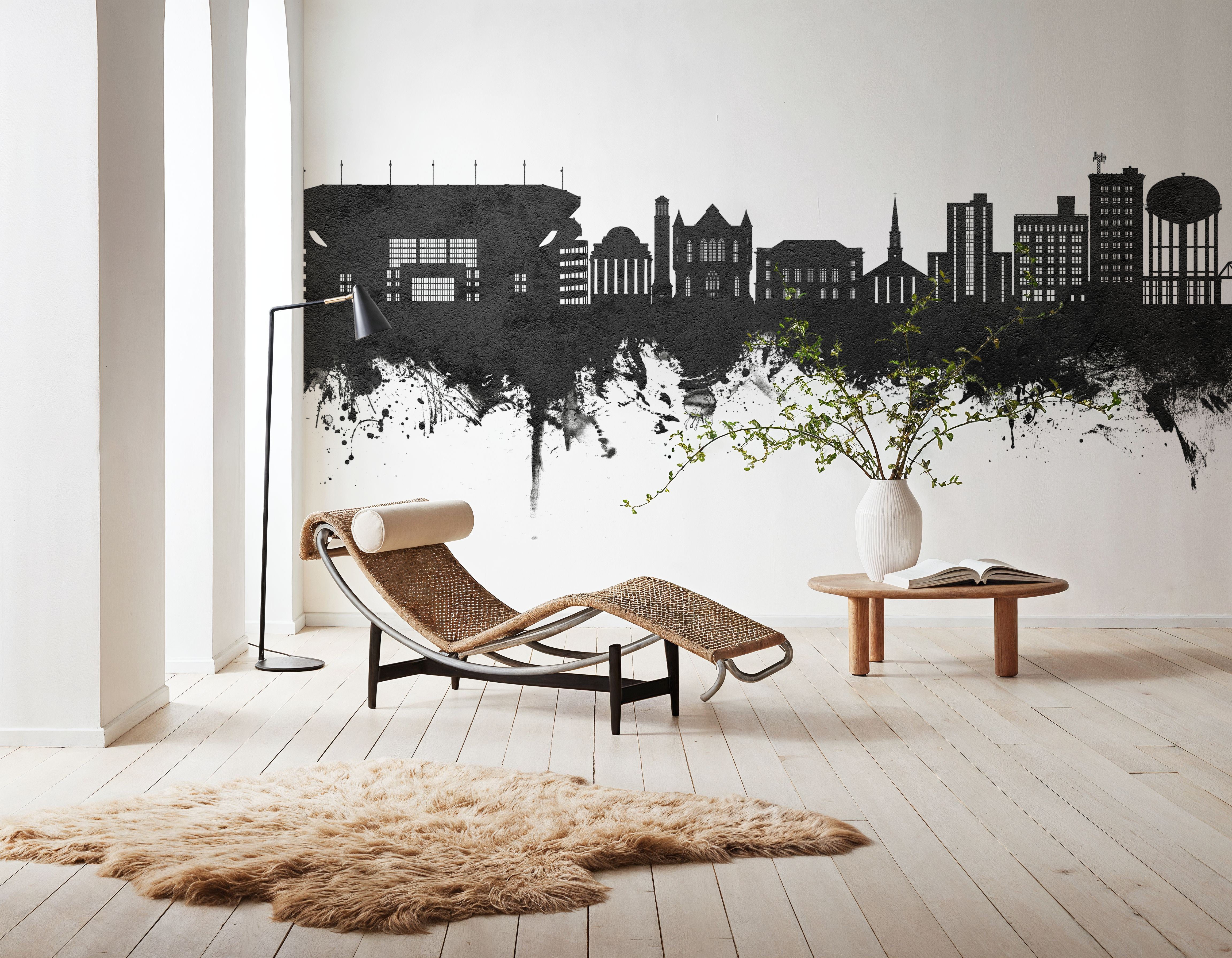 Tuscaloosa Alabama Skyline Black & White