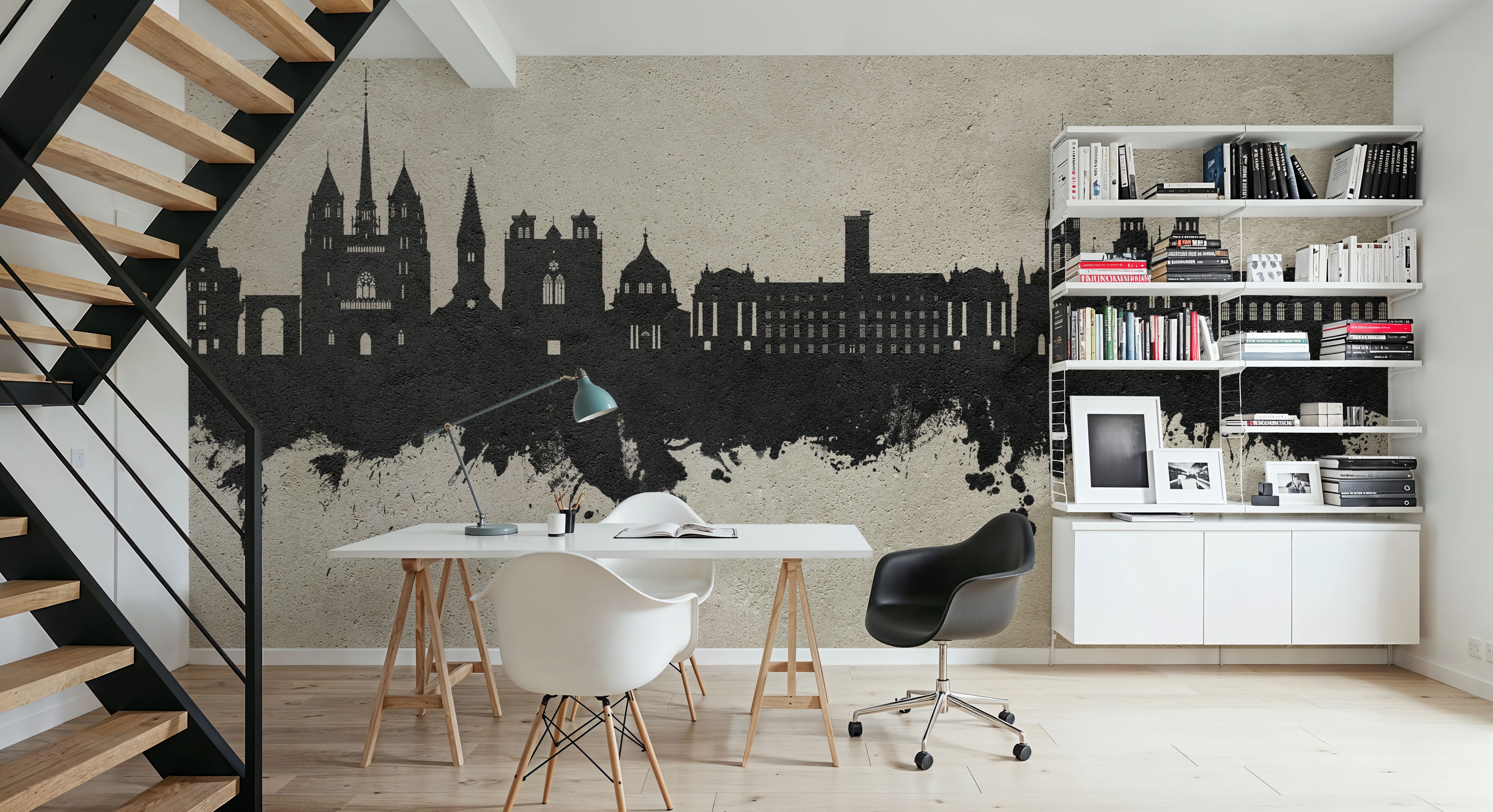 Dijon France Skyline Concrete