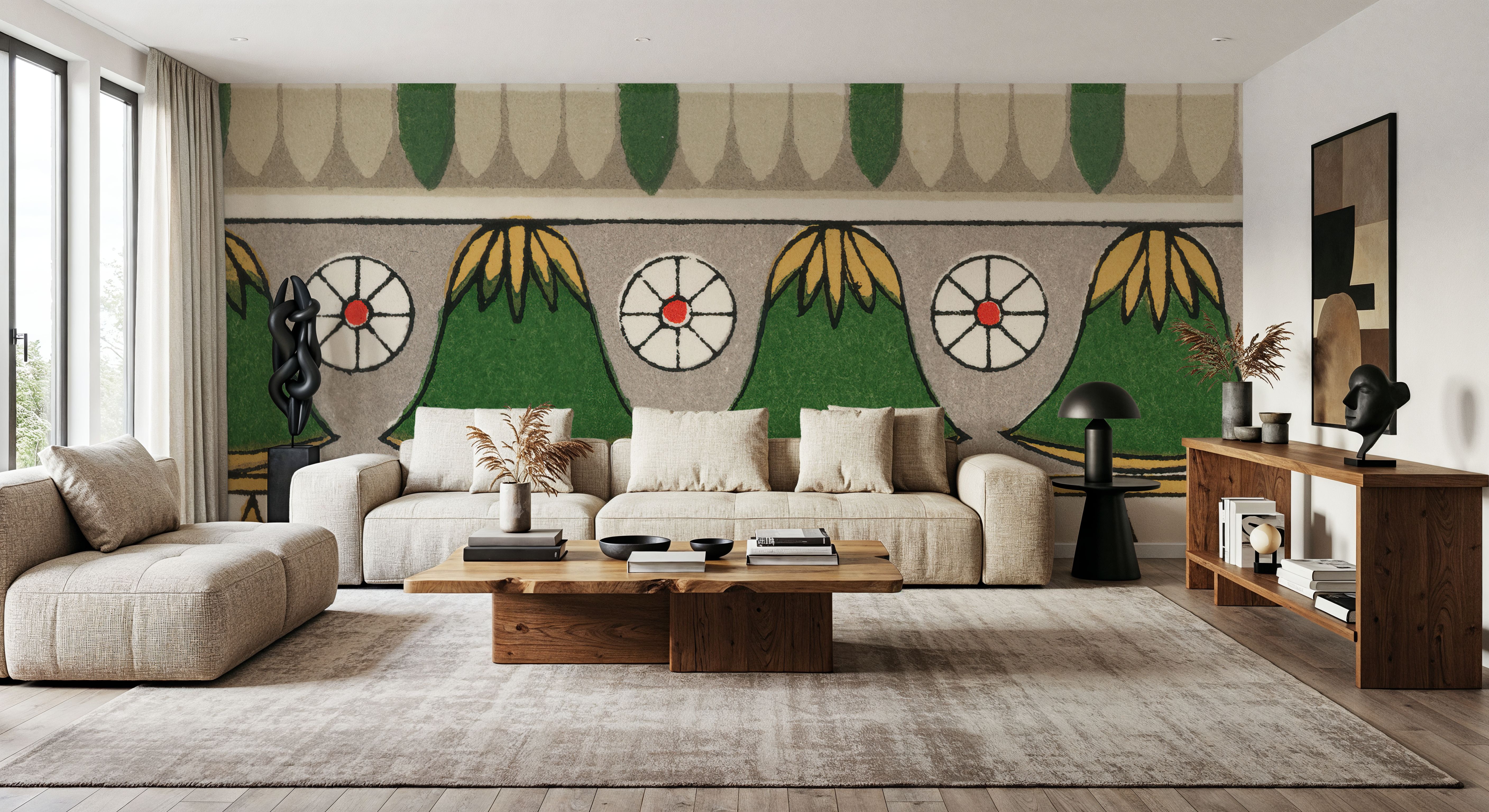 Egyptian Ornaments - Ptah, Wallpaper