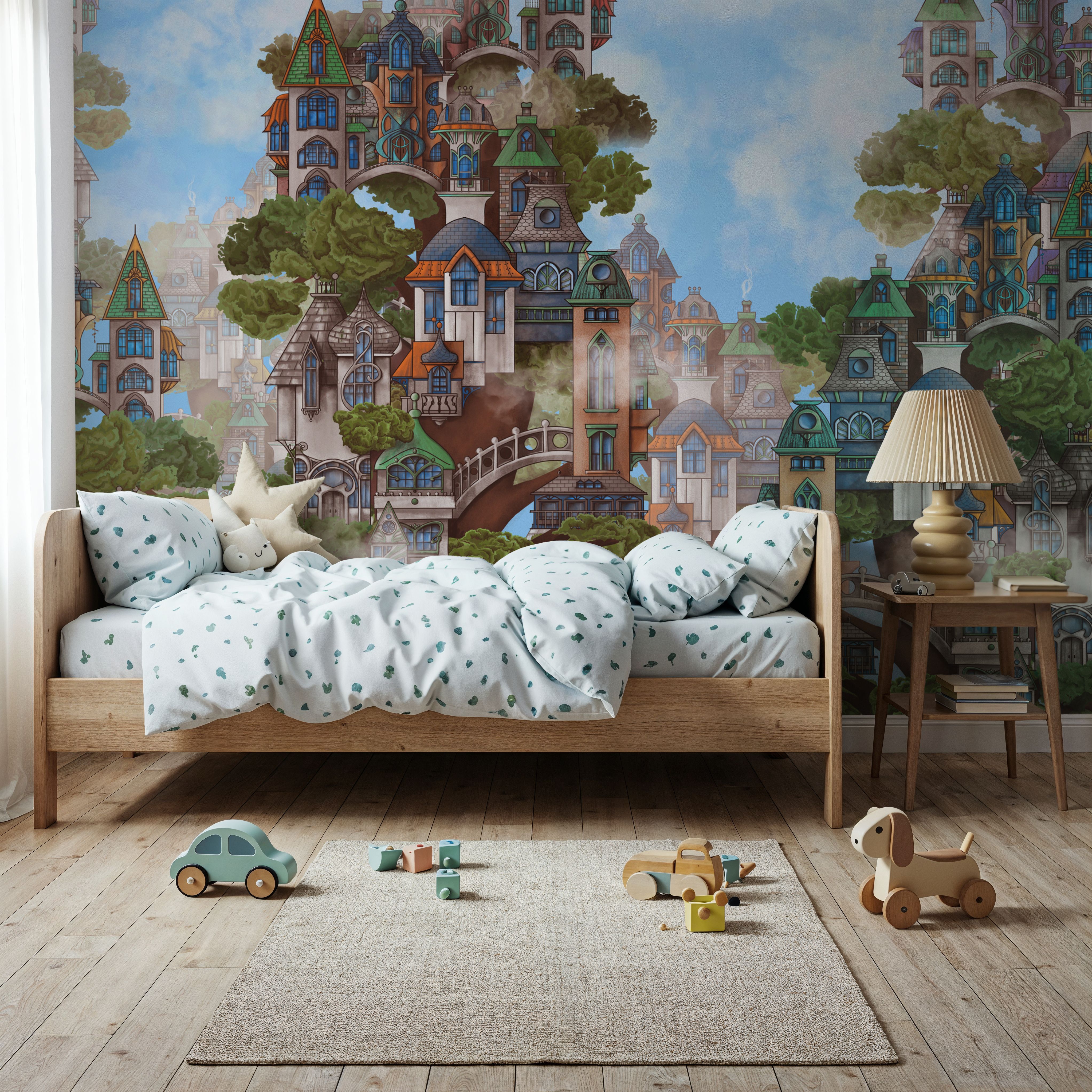 Treehouse Neighborhood Warm Bright