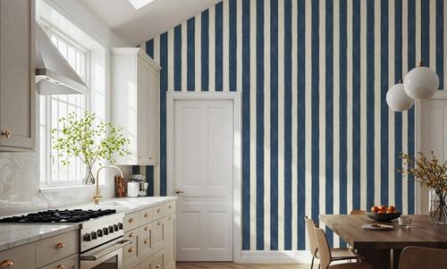 Sino Vertical Lines, Denim