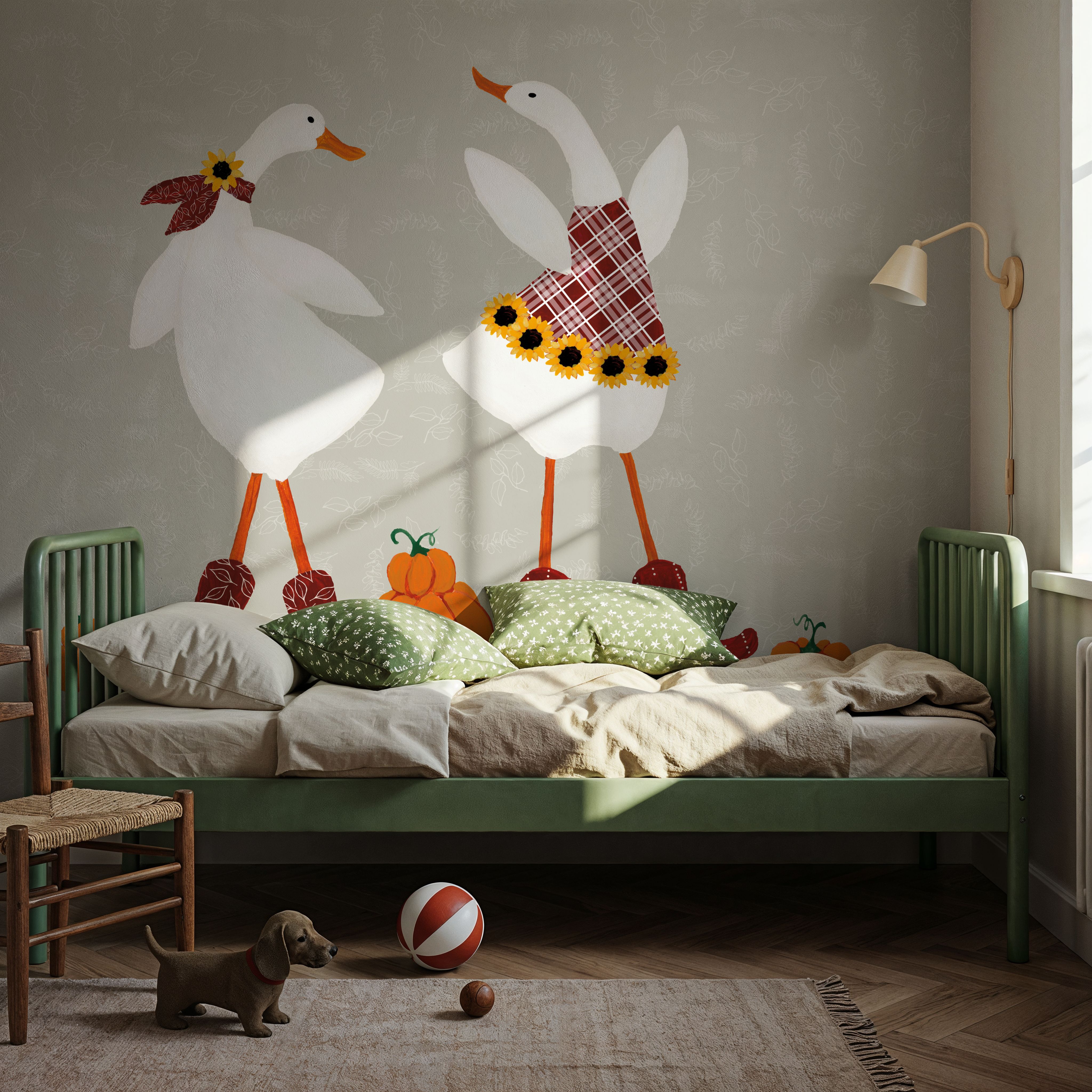 Ducks in the Pumpkin Patch VII