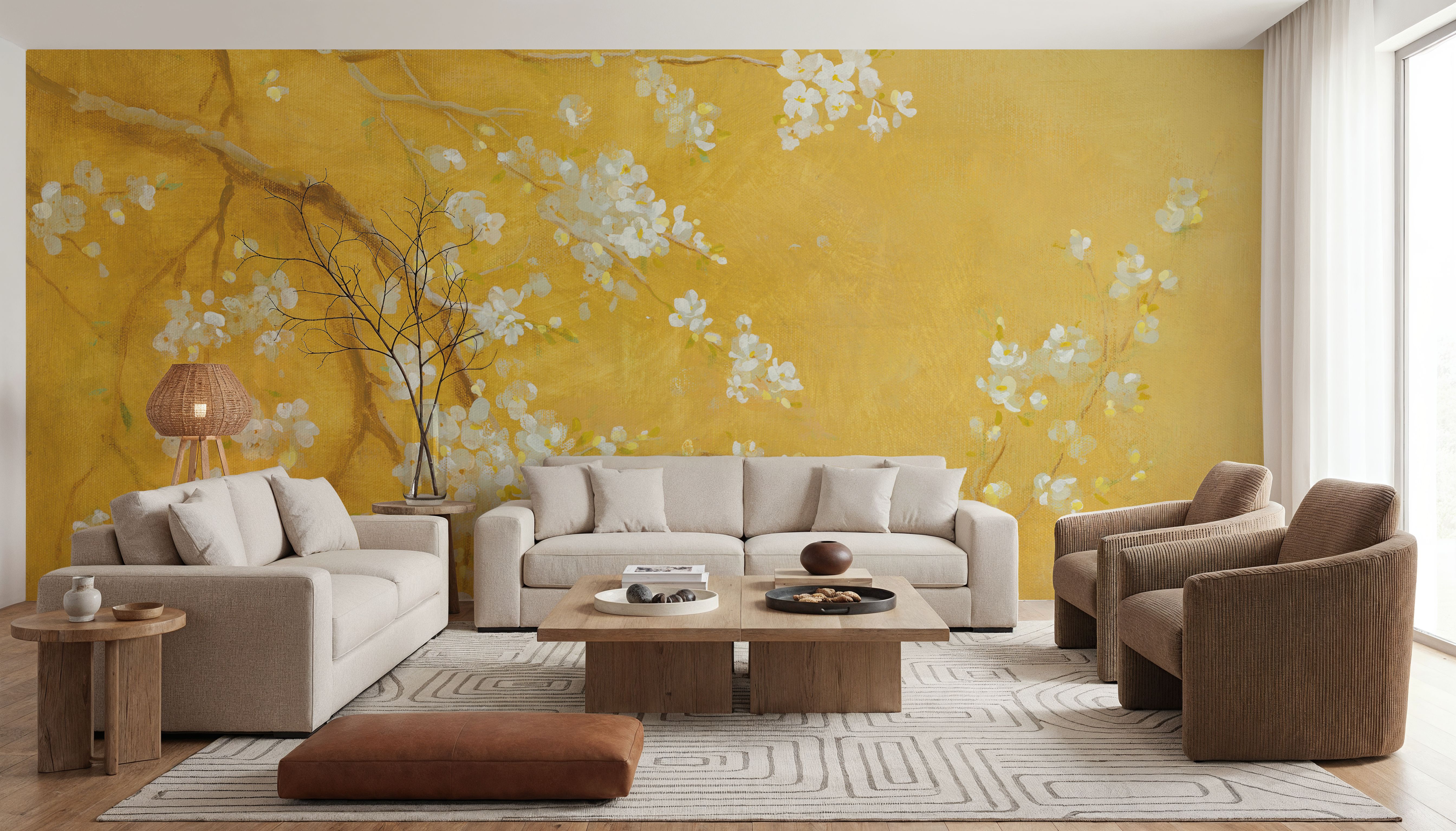 White Cherry Blossoms I