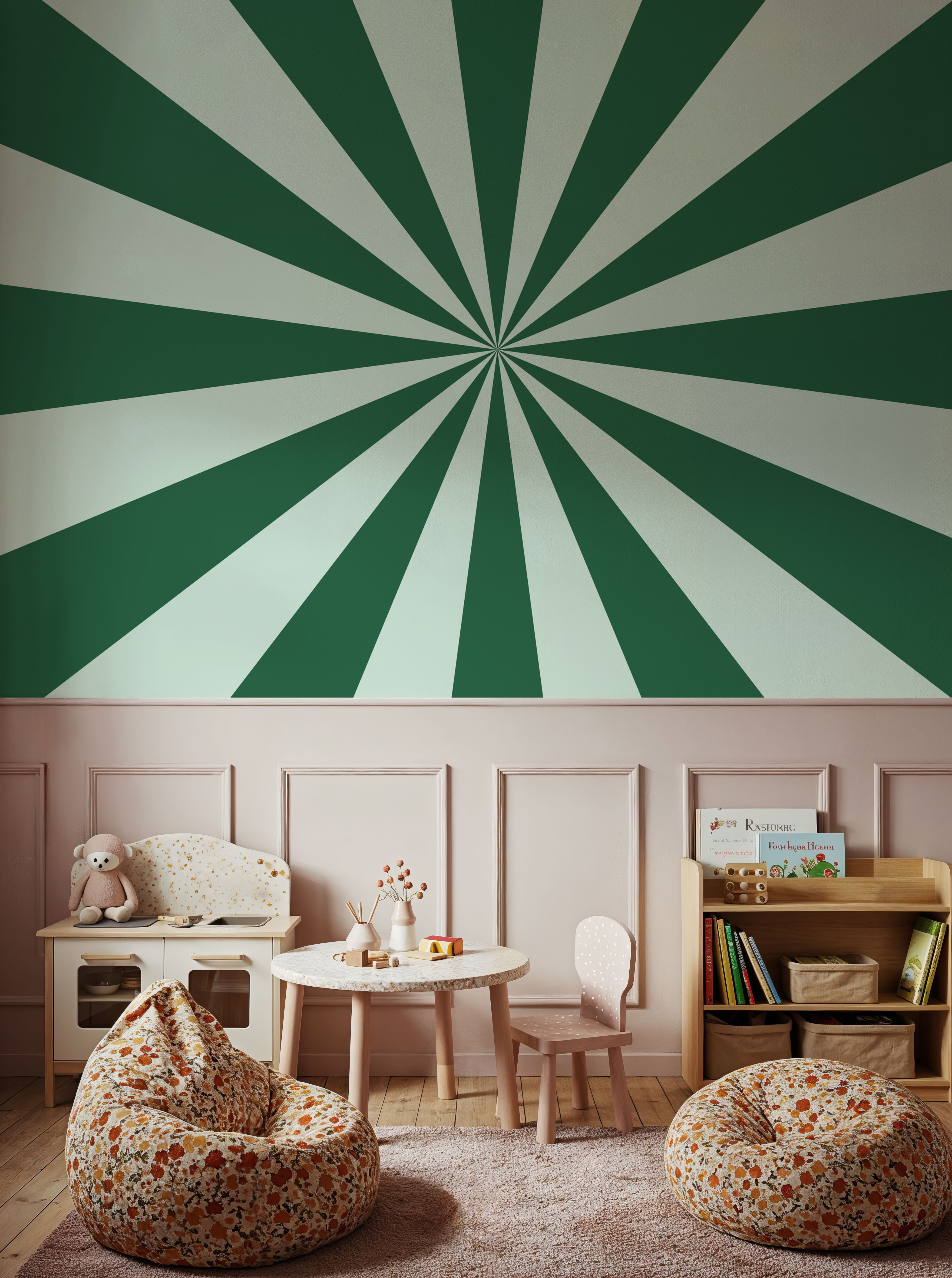 Circus Ceiling, Green on Green
