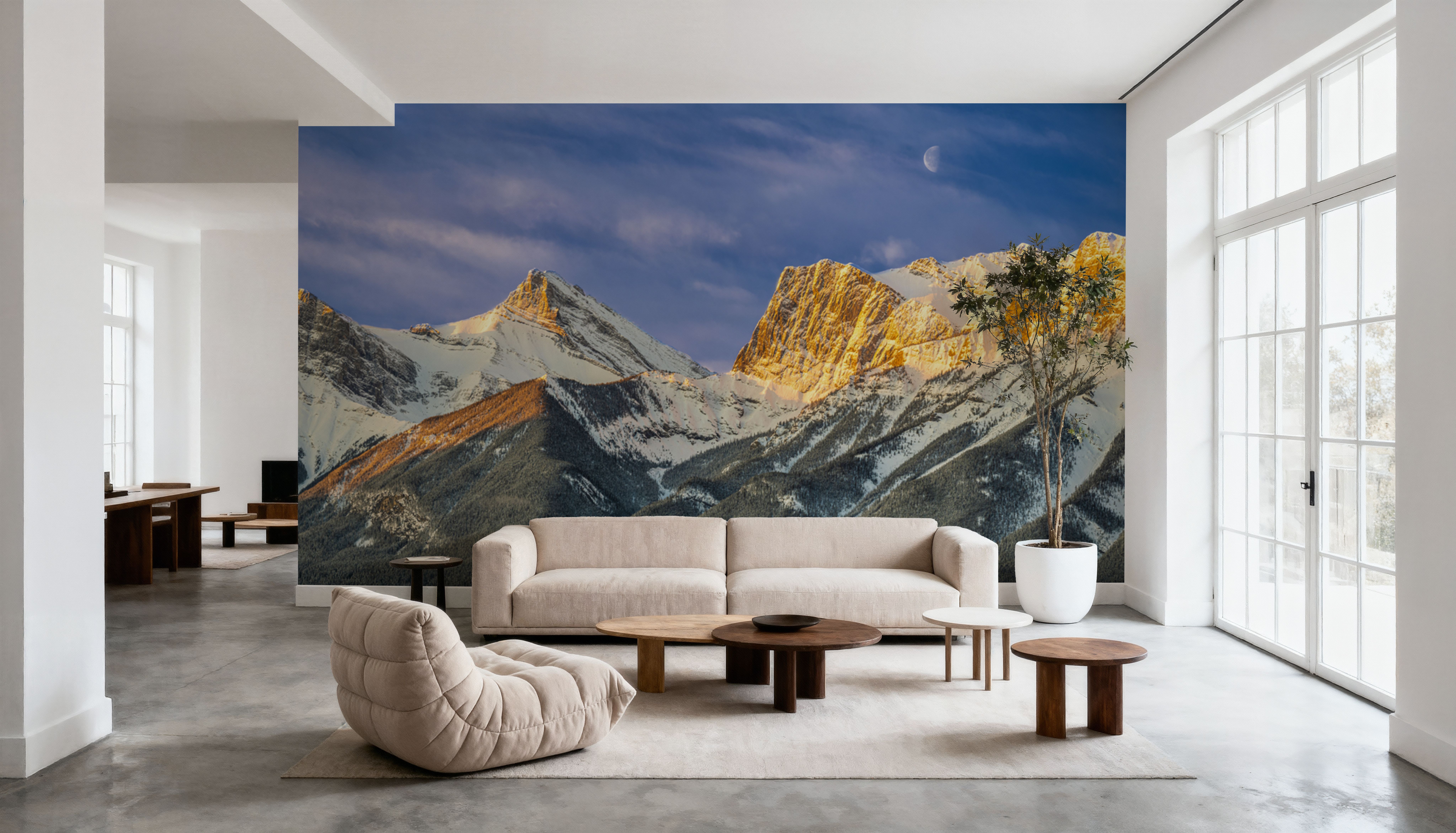 Mount Lougheed Dawn, Wallpaper