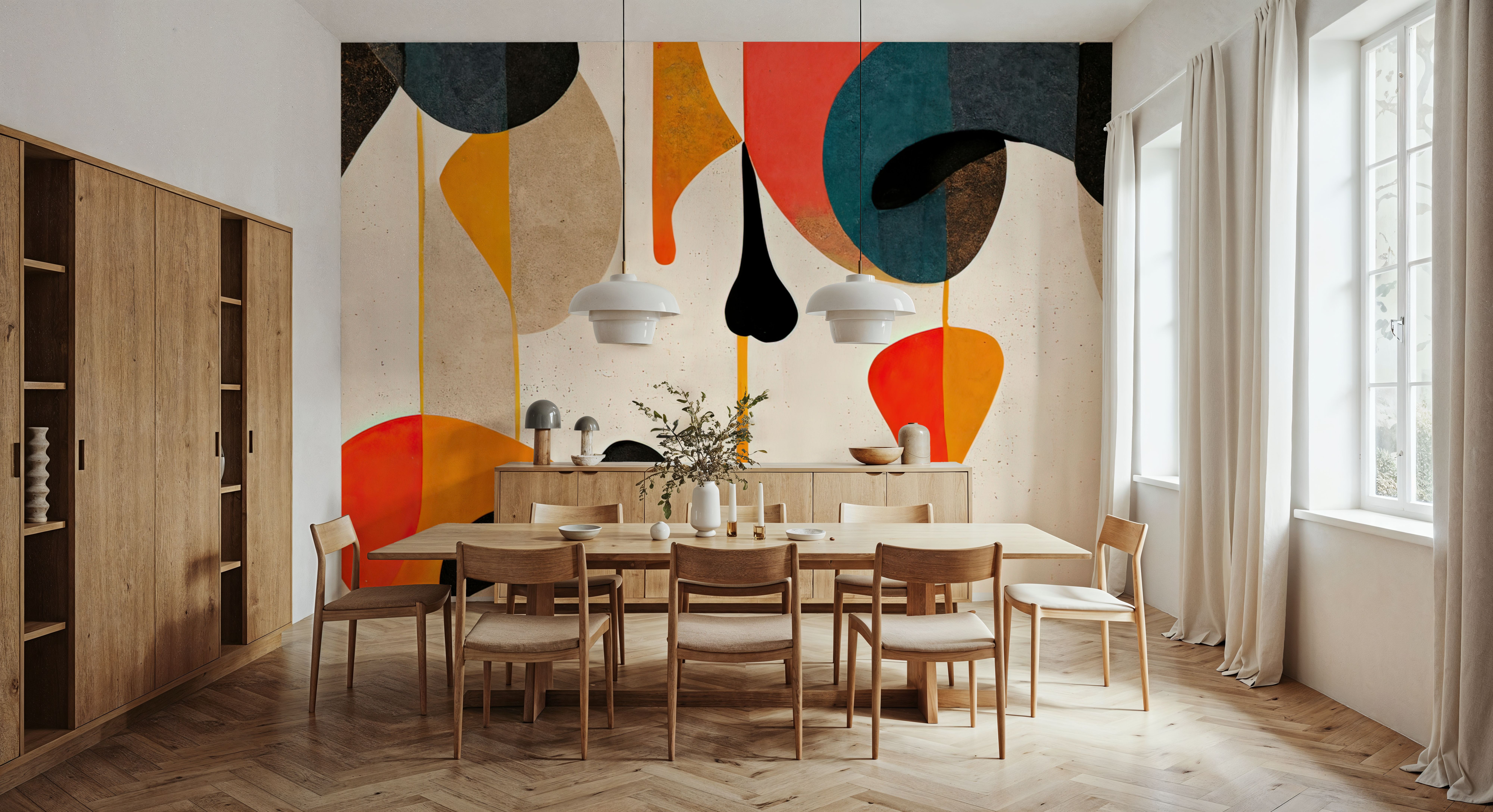 Cyborg Hills, Carte da parati