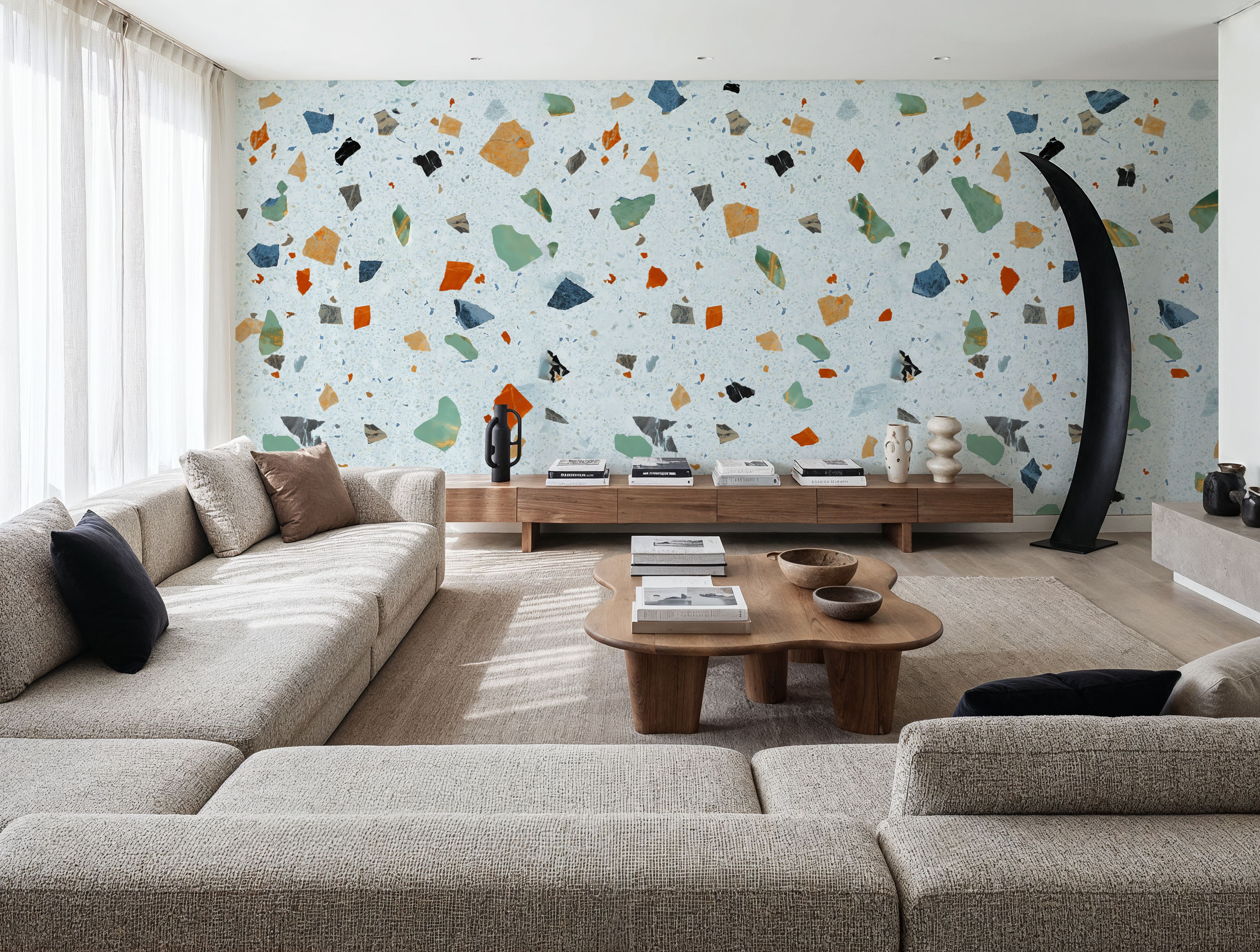 Terrazzo Multi, Ice Blue