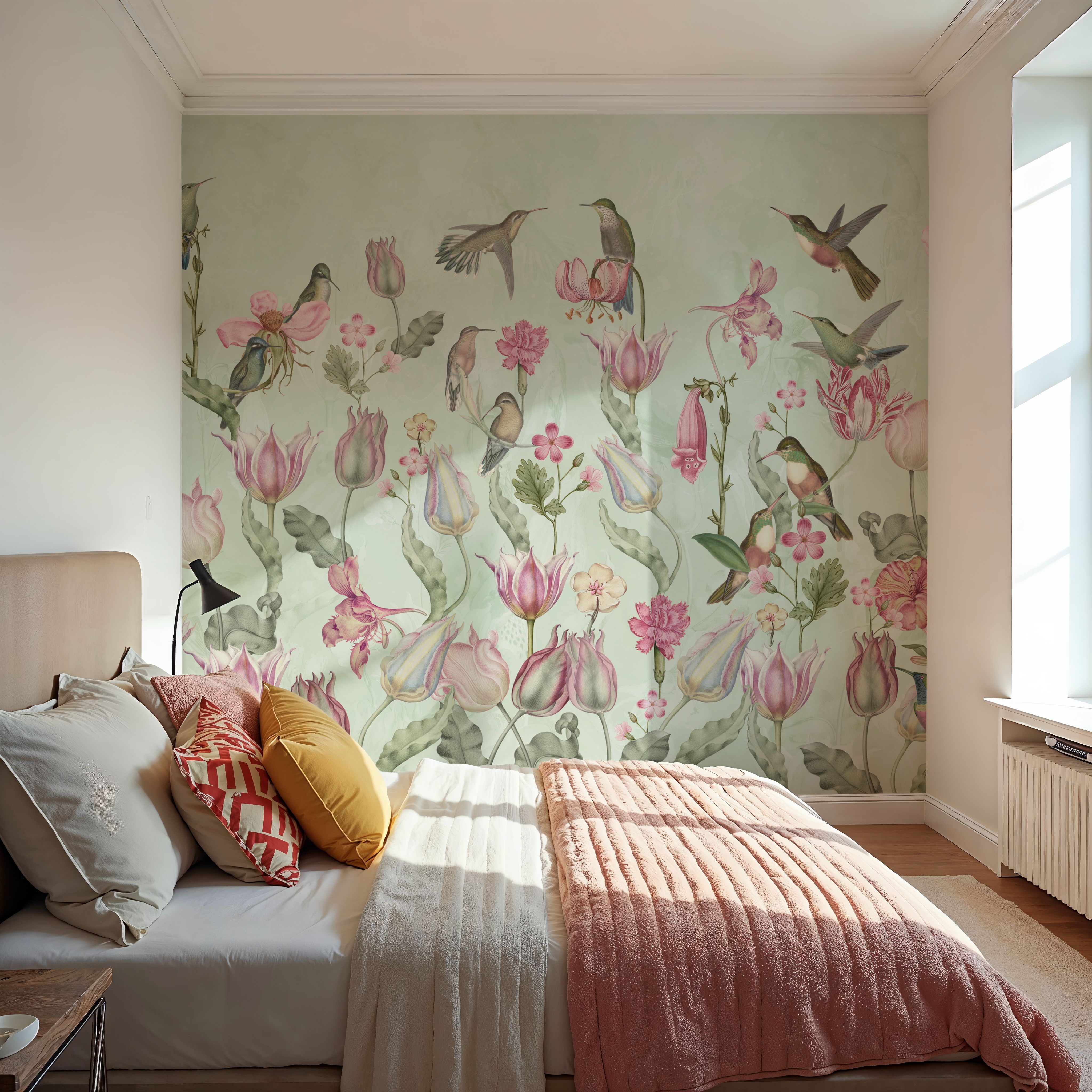 Tulips & Birds, Mint