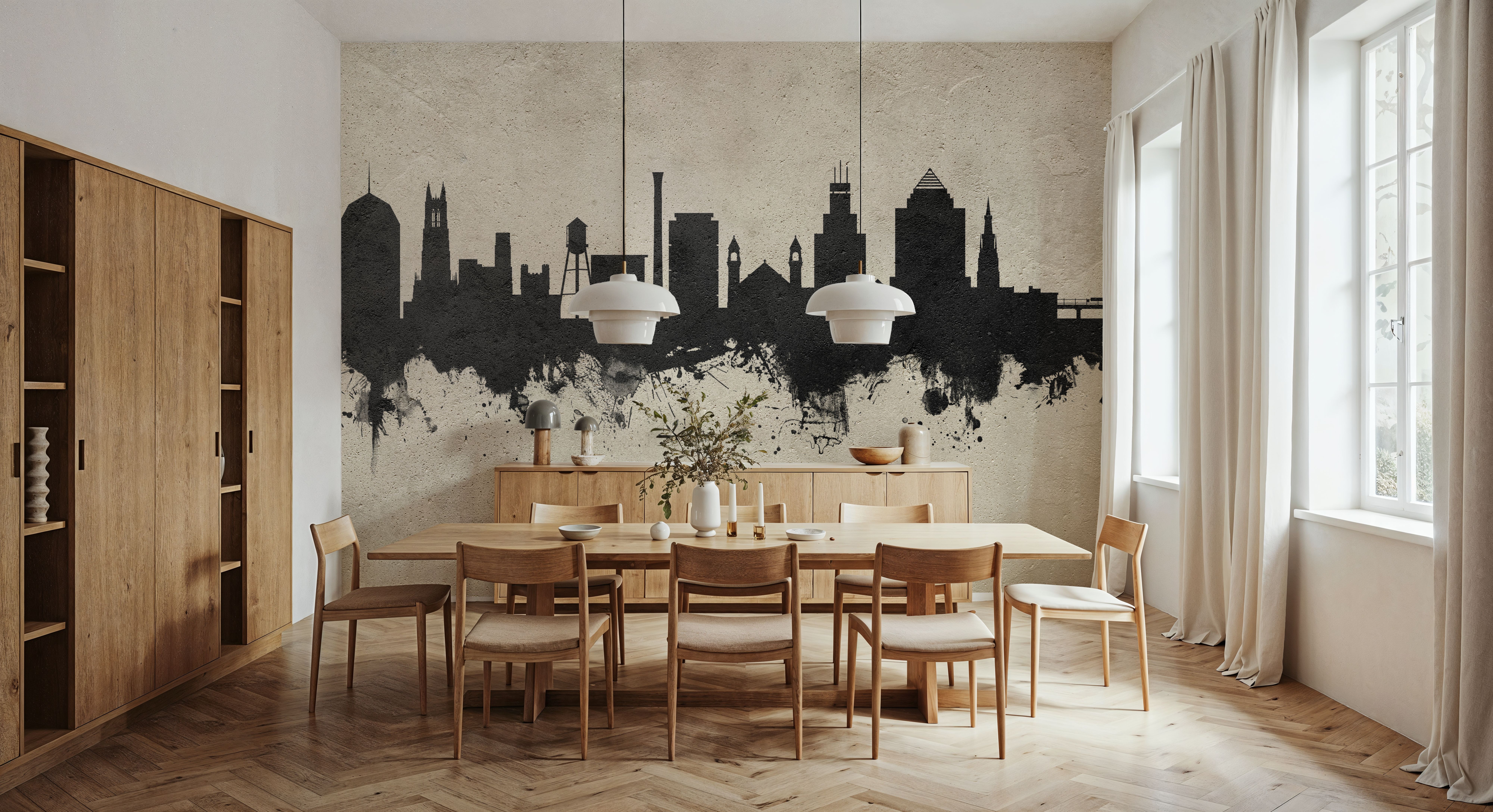 Durham North Carolina Skyline Concrete