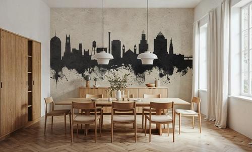 Durham North Carolina Skyline Concrete