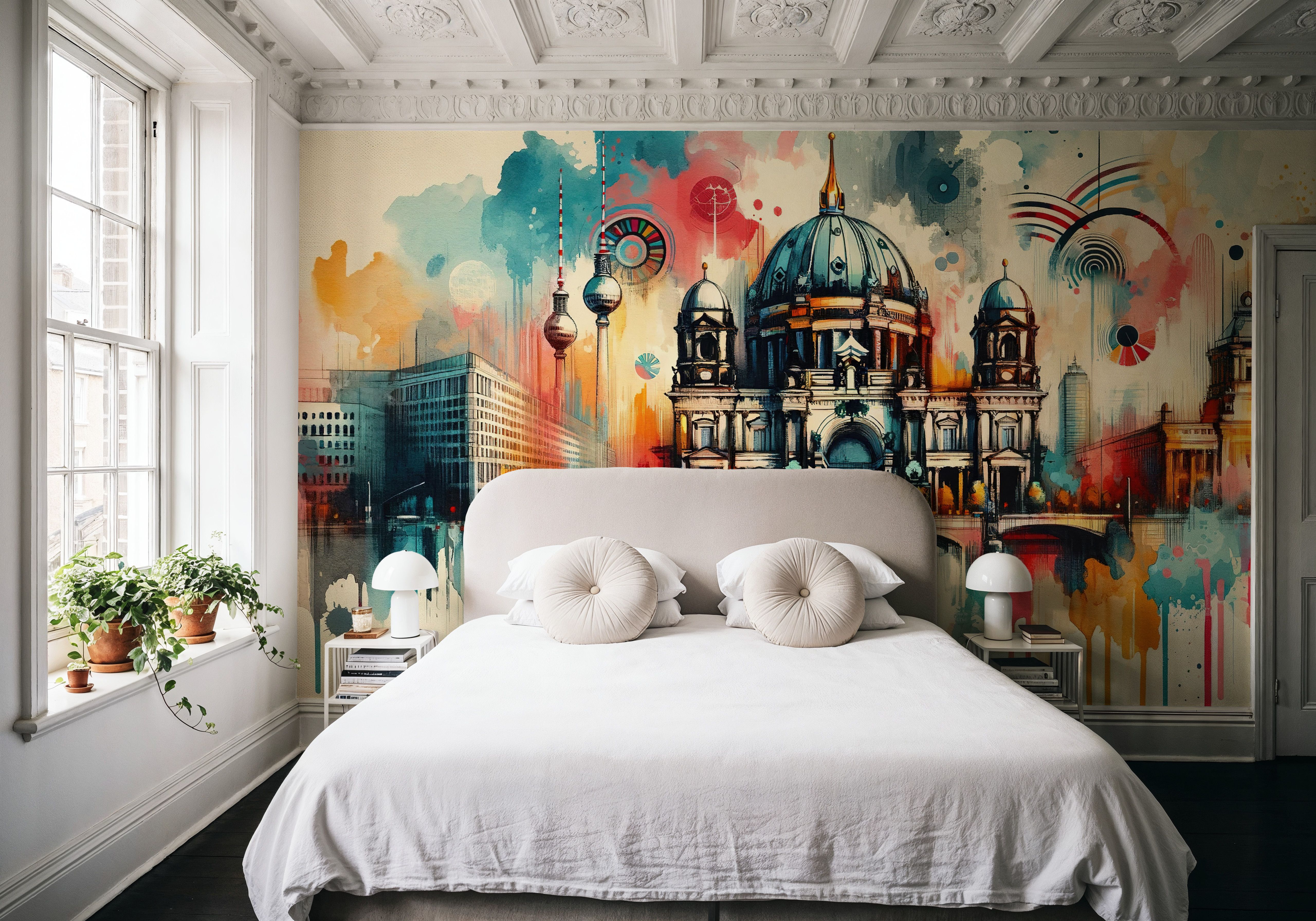 Watercolor Skyline Berlin
