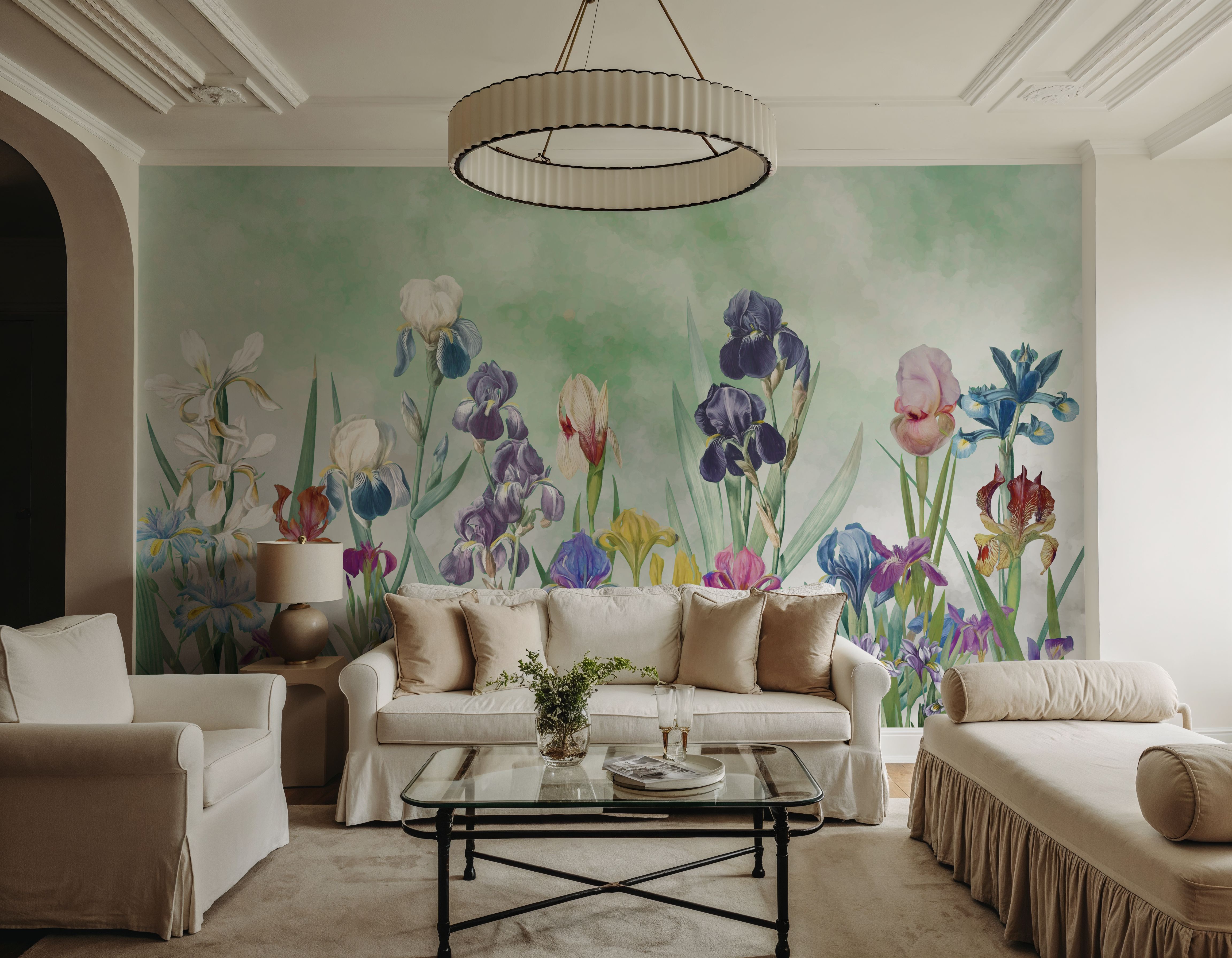 Iris Field Green