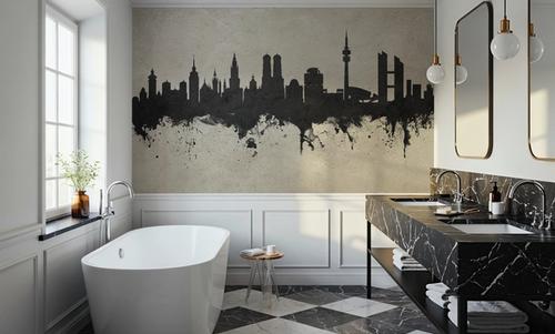 Munich Skyline Concrete