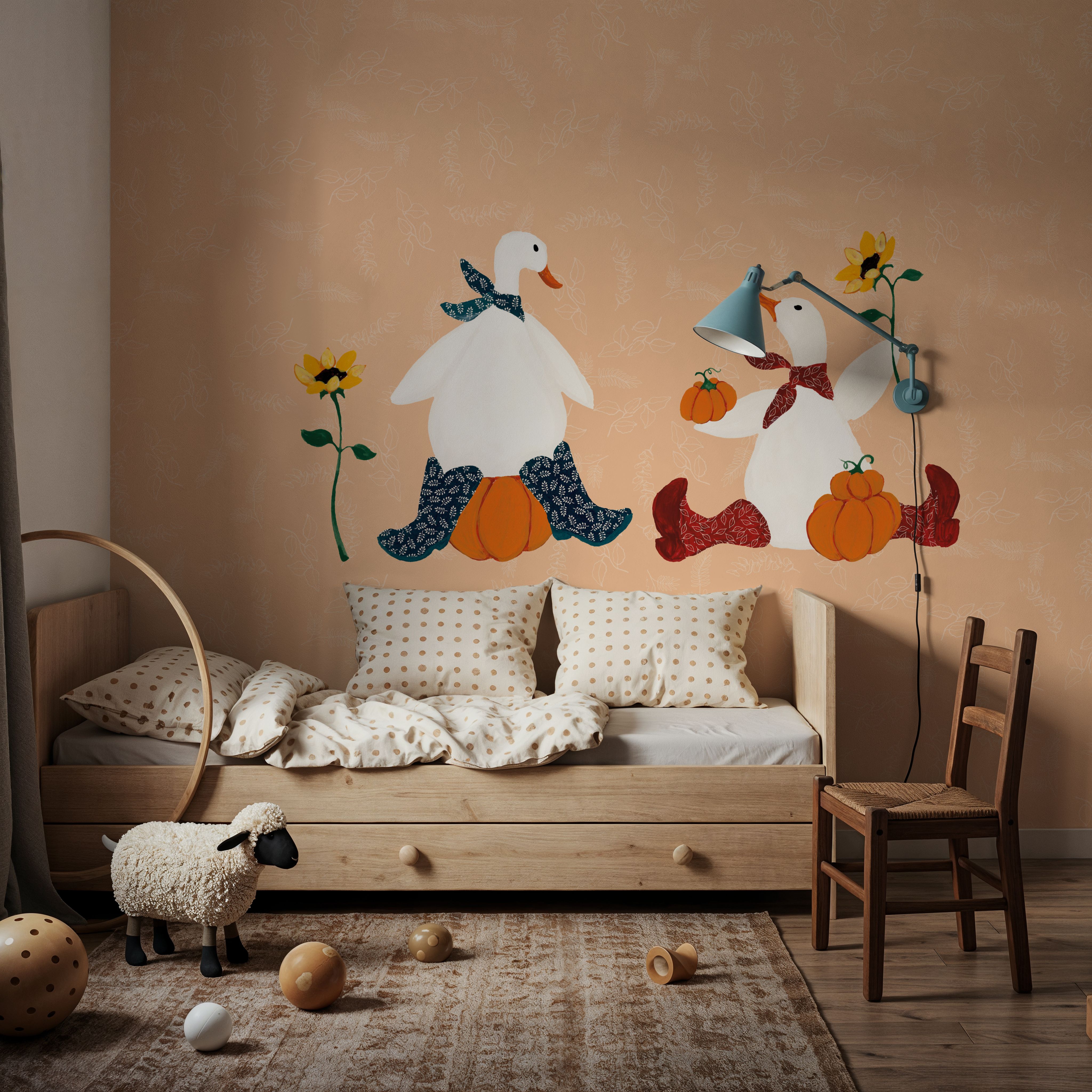 Ducks in the Pumpkin Patch III