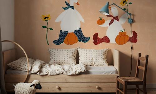 Ducks in the Pumpkin Patch III