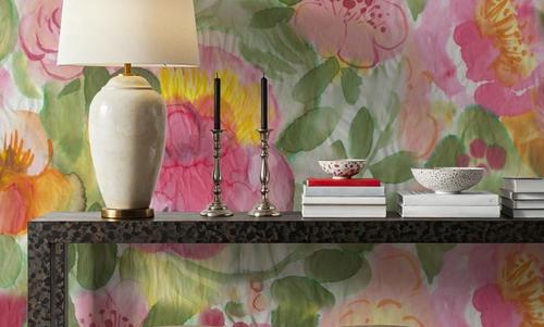 Colourful Watercolor Painted Floral