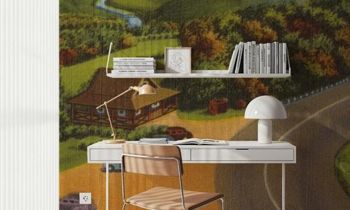Deerfield River Valley - Screenprint Postcard