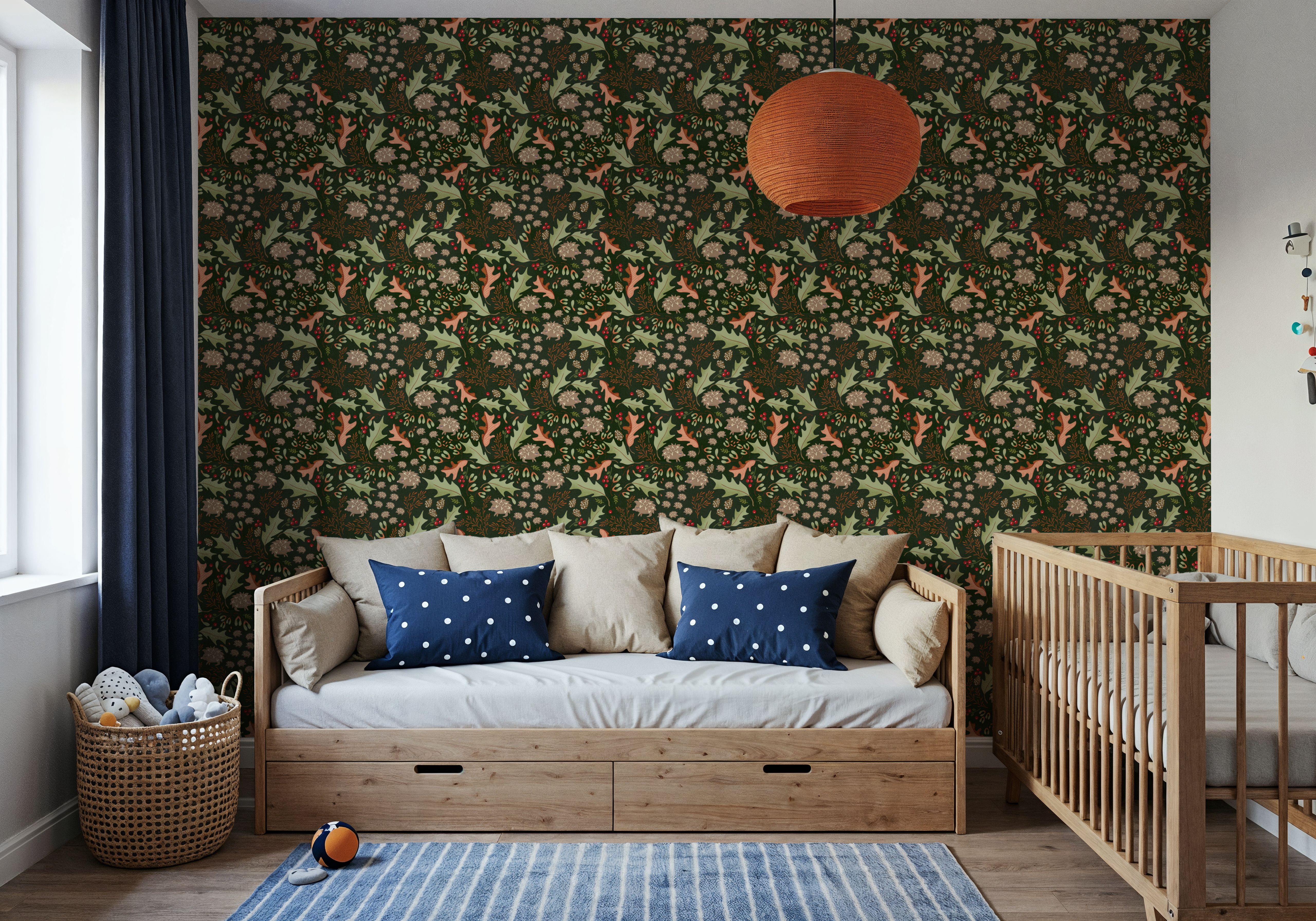 Autumn Hedgehogs, Dark Green